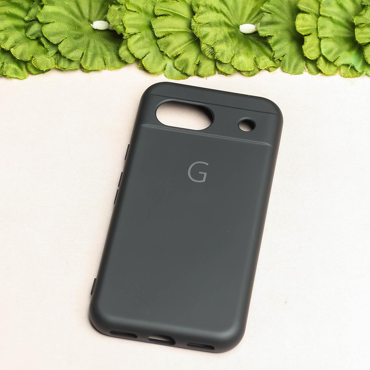 Black Camera Original Silicone case for Google Pixel 8a