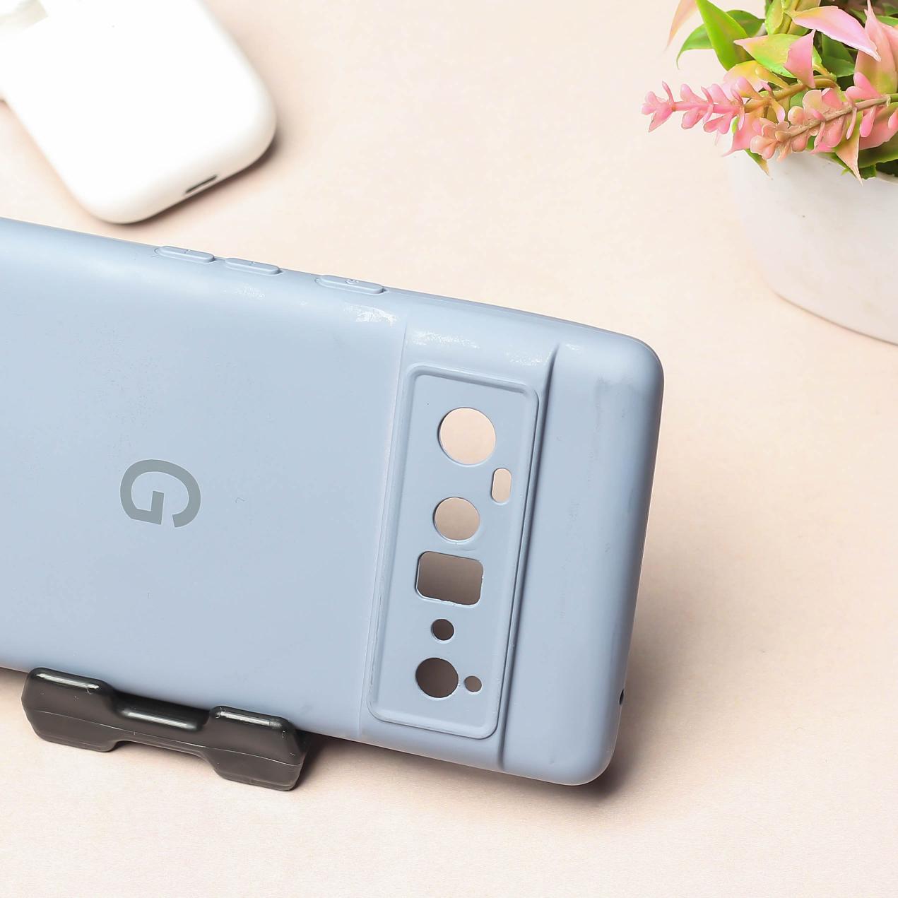Blue Camera Original Silicone case for Google Pixel 6 Pro