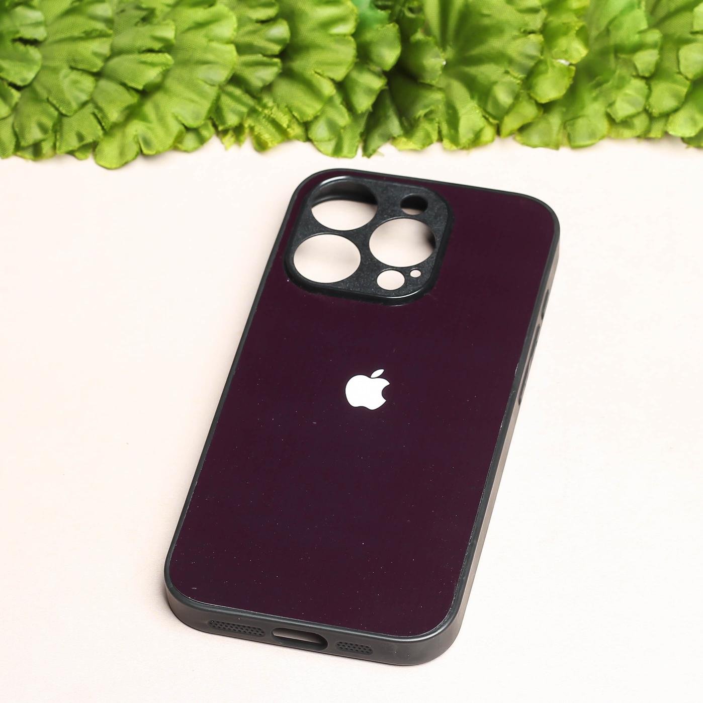 Black metal back case for Apple Iphone 11 Pro