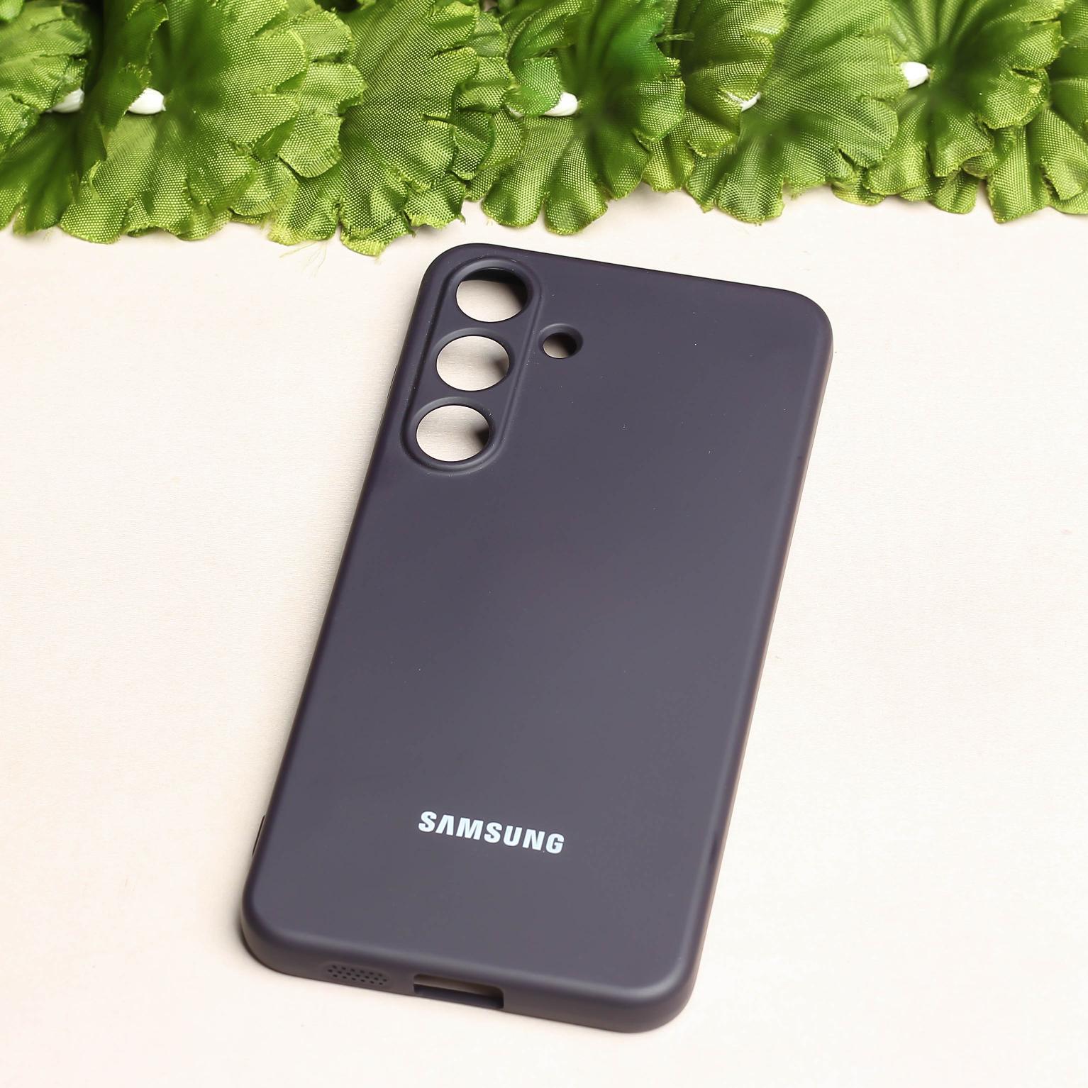 Deep Purple Original Camera Safe Silicone case for Samsung S25 Plus