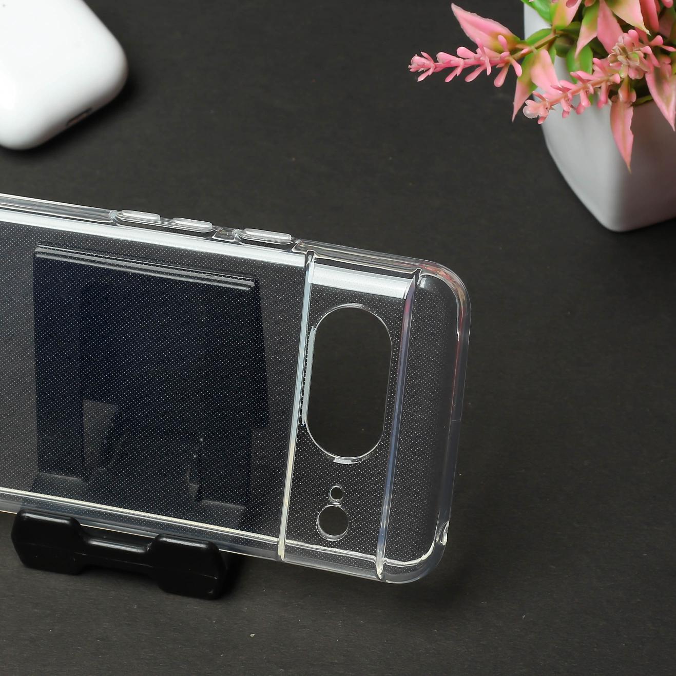 SilicaClear Transparent Silicone Case for Google Pixel 8
