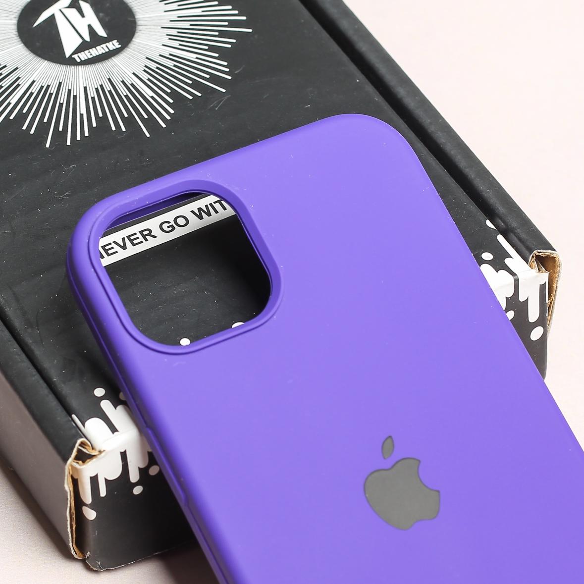 Voilet Original Silicone case for Apple iphone 13