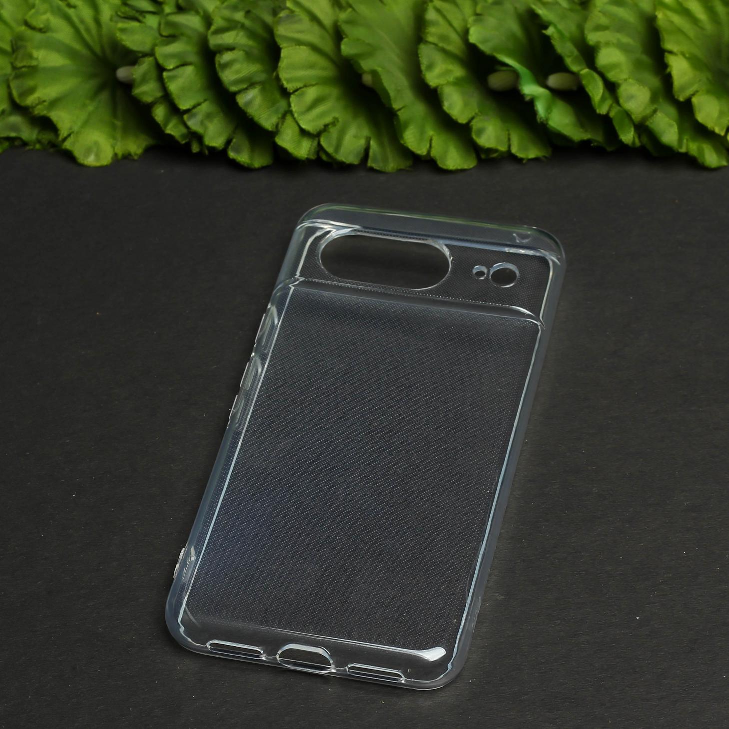 SilicaClear Transparent Silicone Case for Google Pixel 8