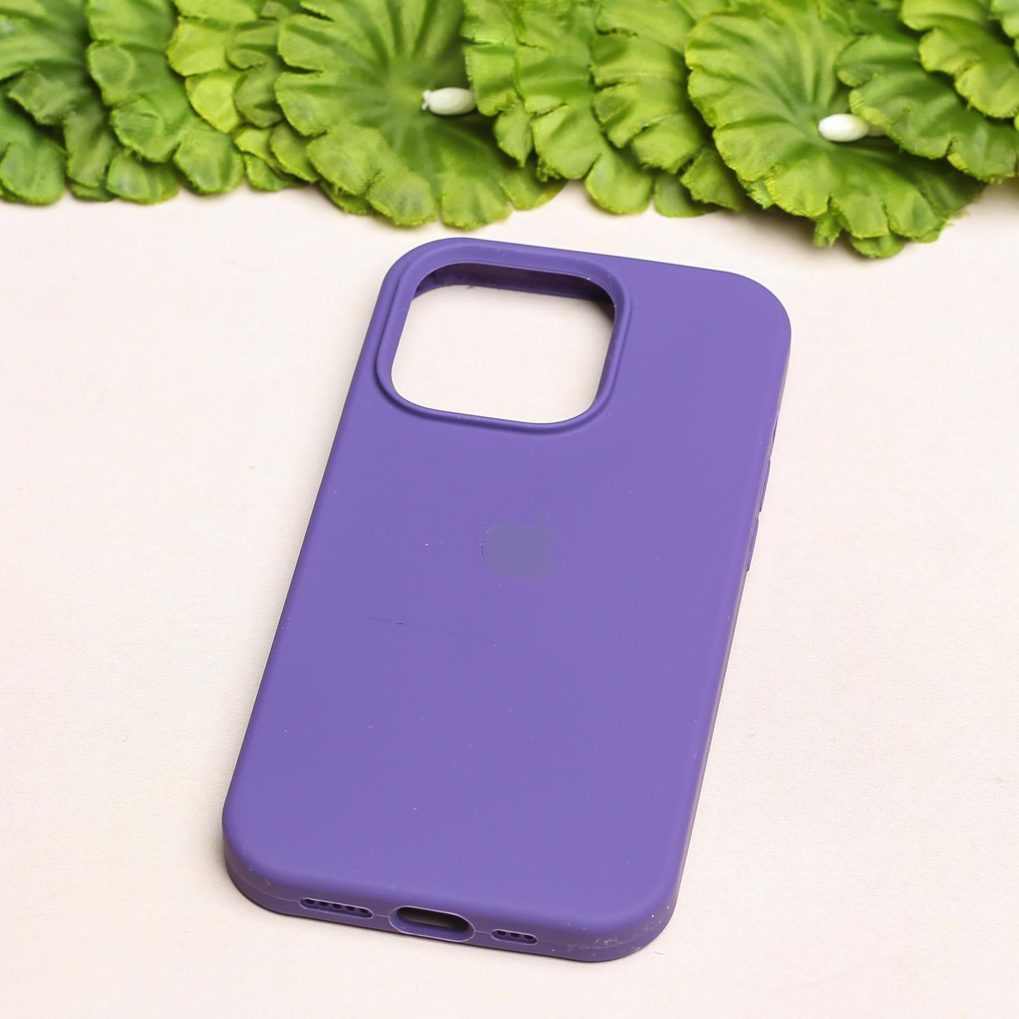 Voilet Original Silicone case for Apple iphone 16 Pro