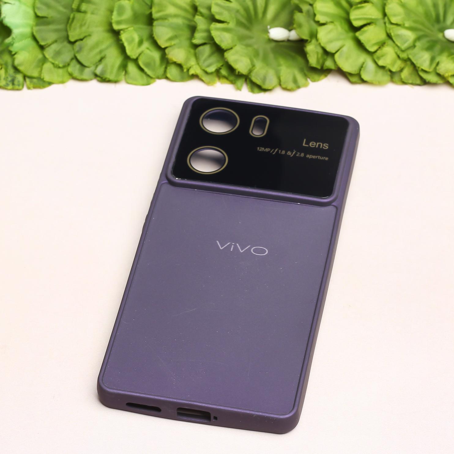 Spoov Luxury Deep Purple Silicone Case for Vivo V29E