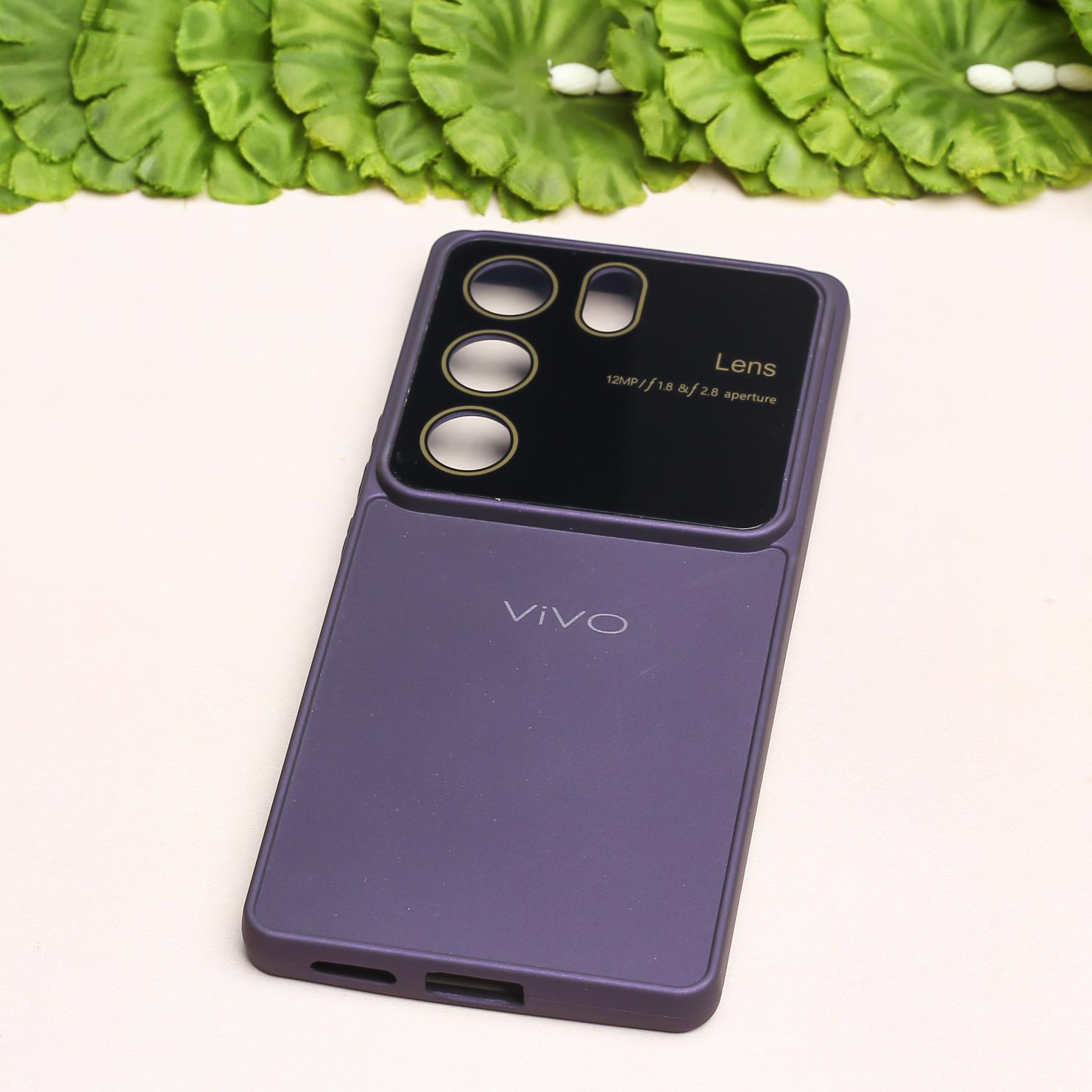 Spoov Luxury Deep Purple Silicone Case for Vivo V29