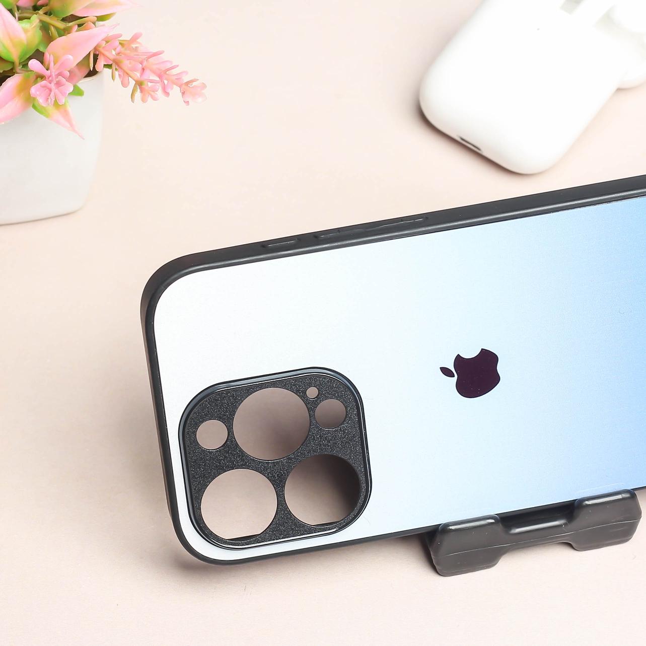 Blue Gradient metal back case for Apple Iphone 11 Pro