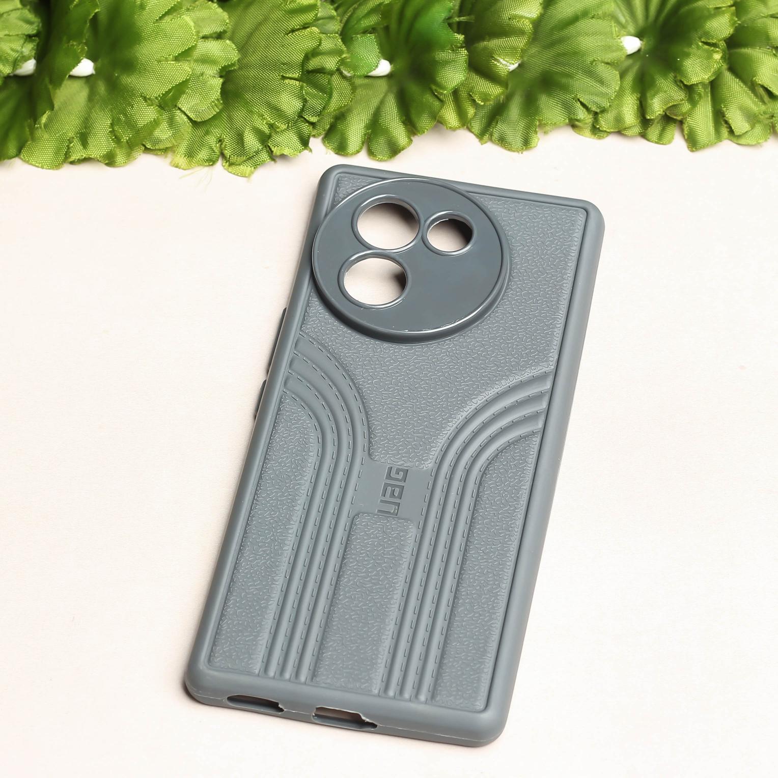 Grey UAG RidgeLine Silicone Case for Vivo V30e