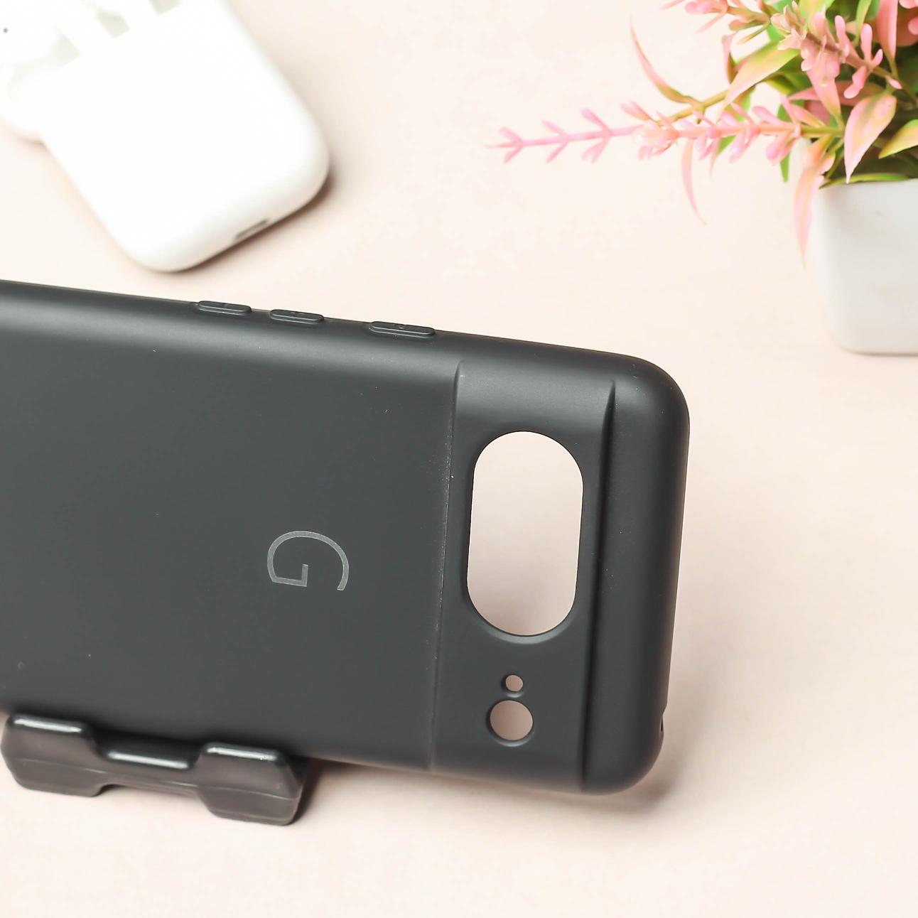 Black Camera Original Silicone case for Google Pixel 8