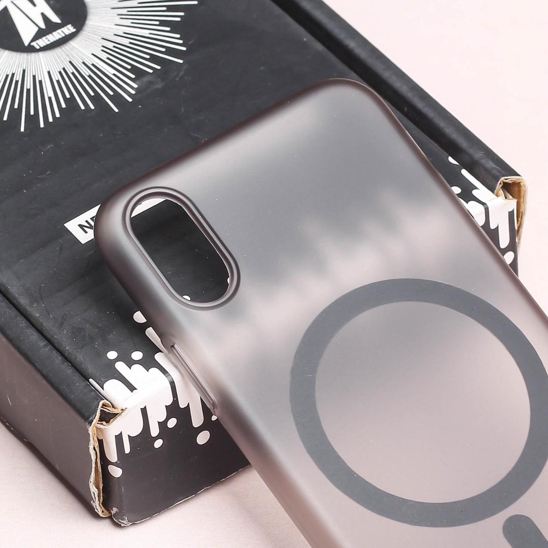 Black Paper Matte Magsafe Case for Apple Iphone X/xs