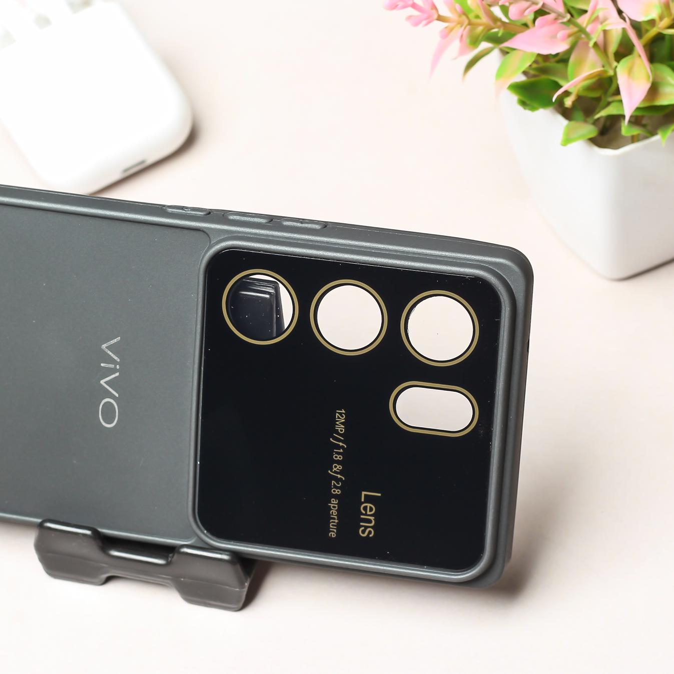 Spoov Luxury Dark Grey Silicone Case for Vivo V29