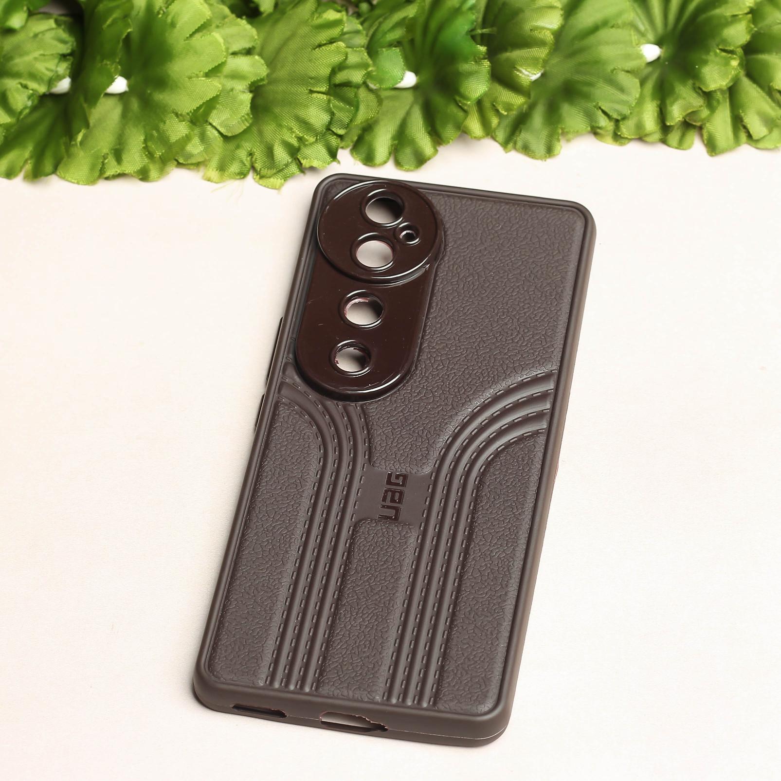 Brown UAG RidgeLine Silicone Case for Vivo V40