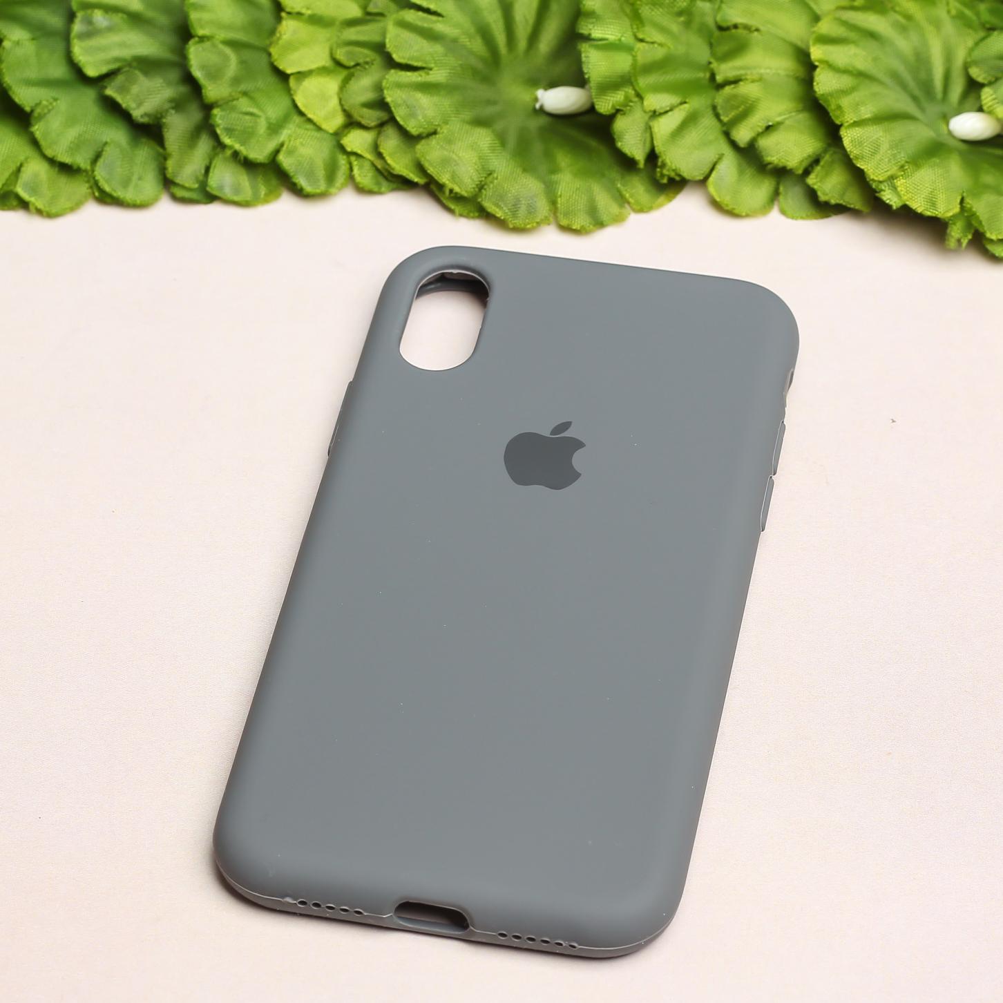 Grey Original Silicone case for Apple Iphone X/Xs