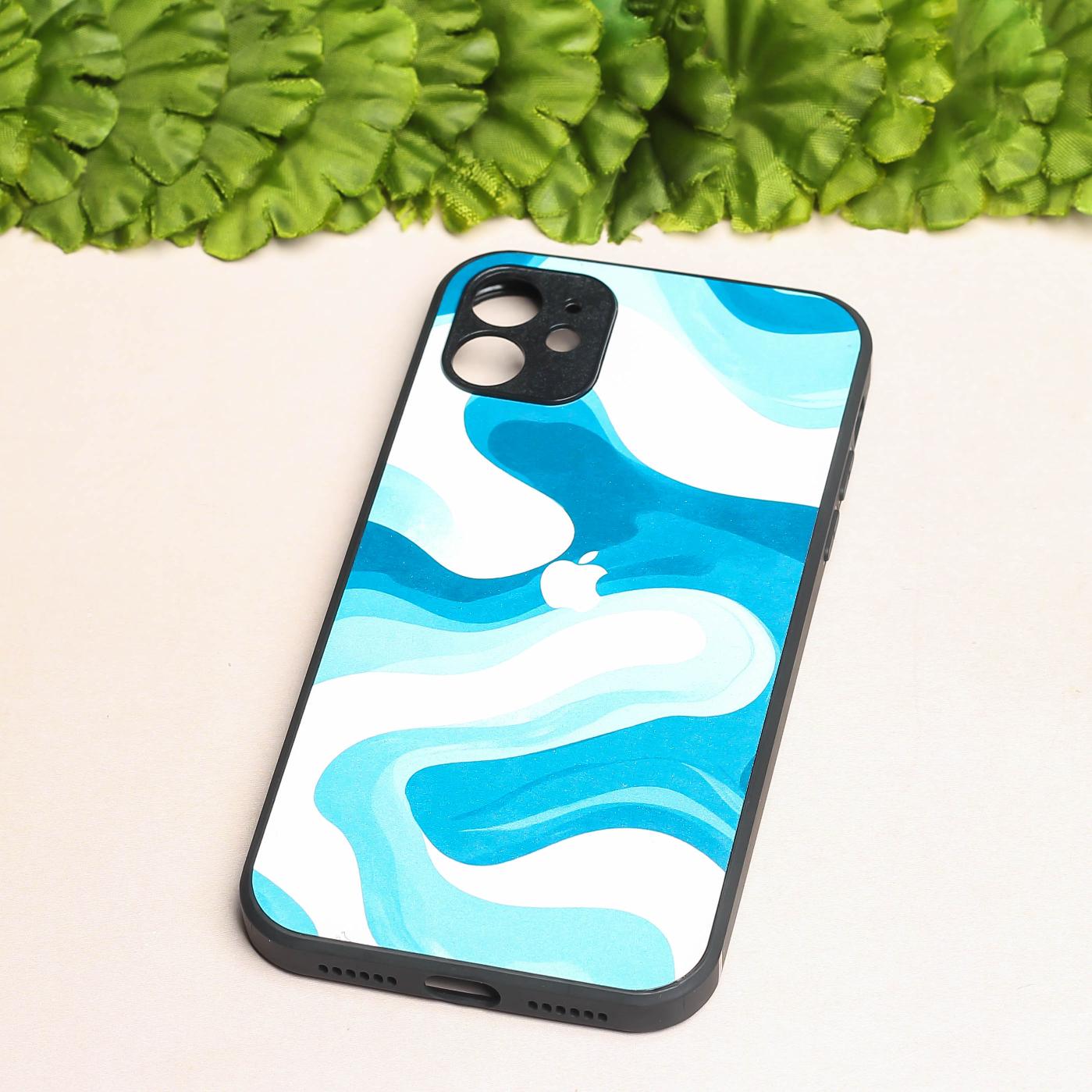 Oceanic Flow metal back case for Apple Iphone 12