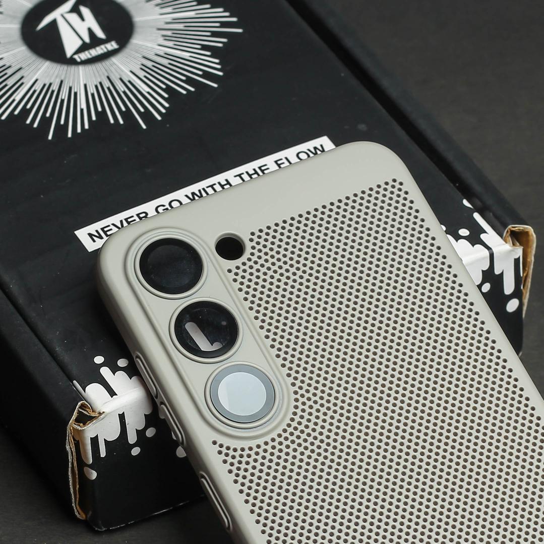 BREATHING LIGHT BROWN  Silicone Case for Samsung S20 FE