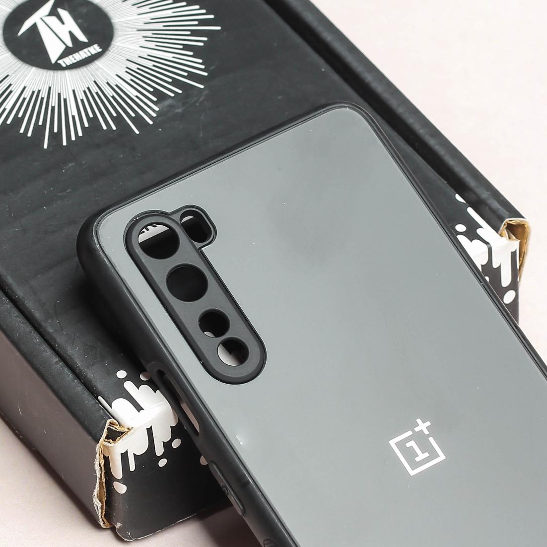 Black Matte Fiber Silicone case for Oneplus Nord