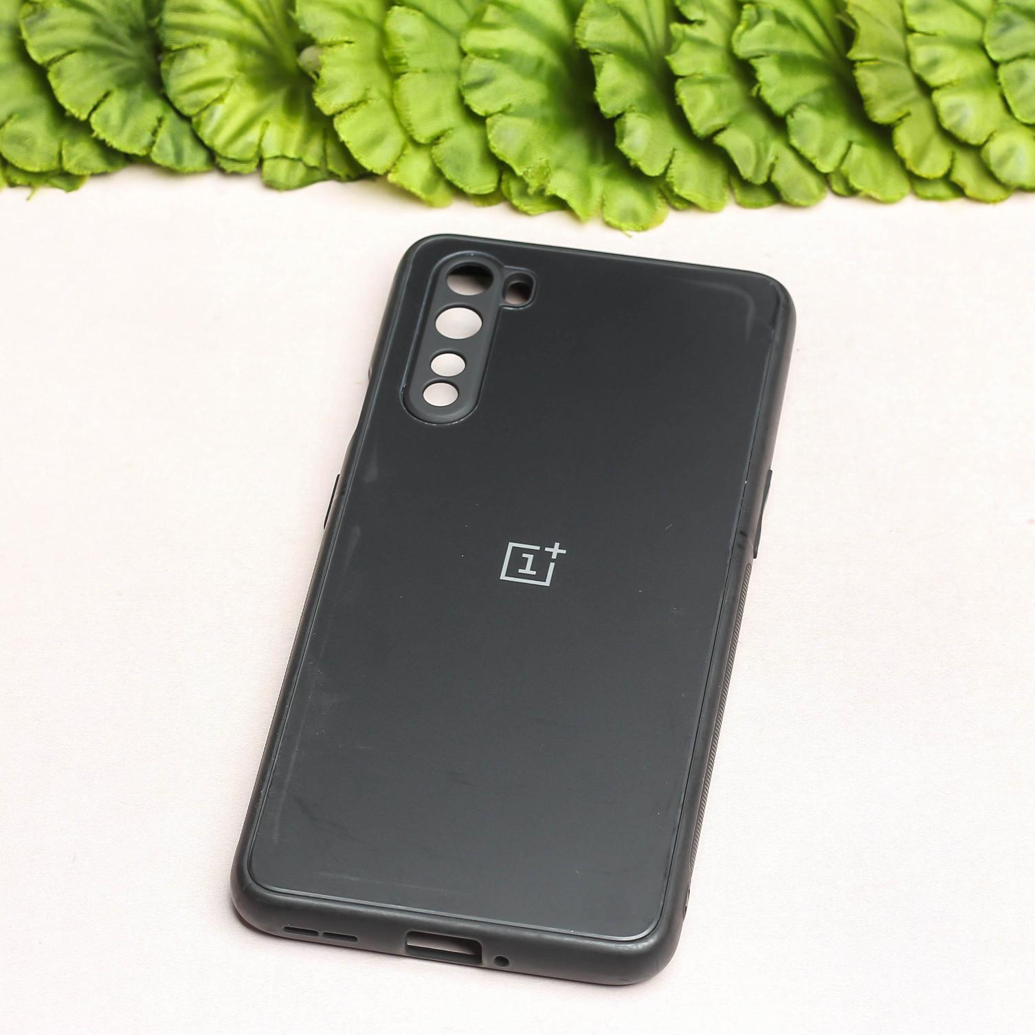 Black Matte Fiber Silicone case for Oneplus Nord