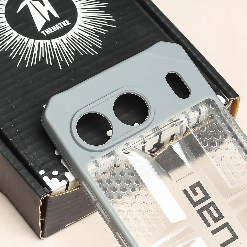 Grey UAG Transparent Case for Oneplus Nord 4