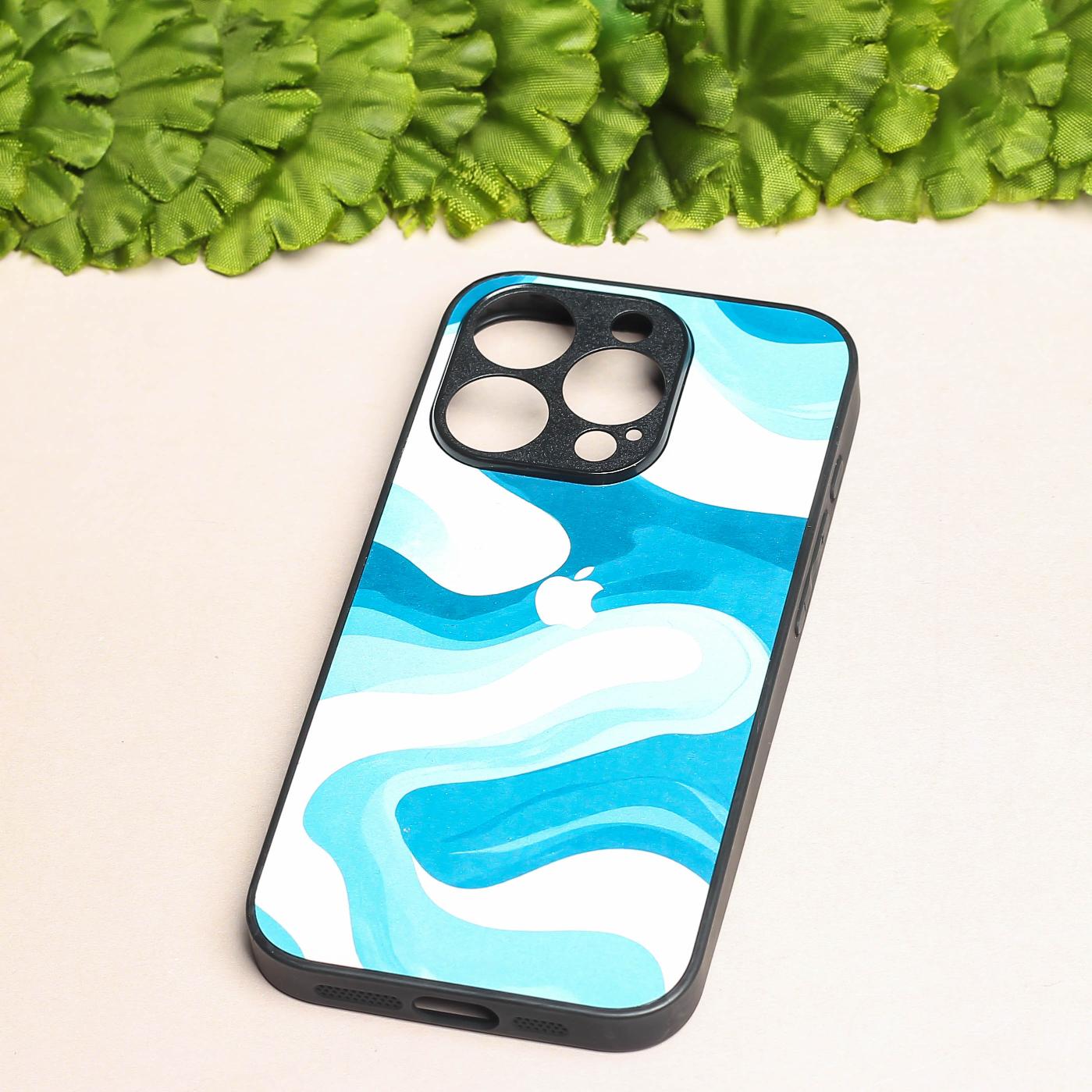 Oceanic Flow metal back case for Apple Iphone 12 Pro