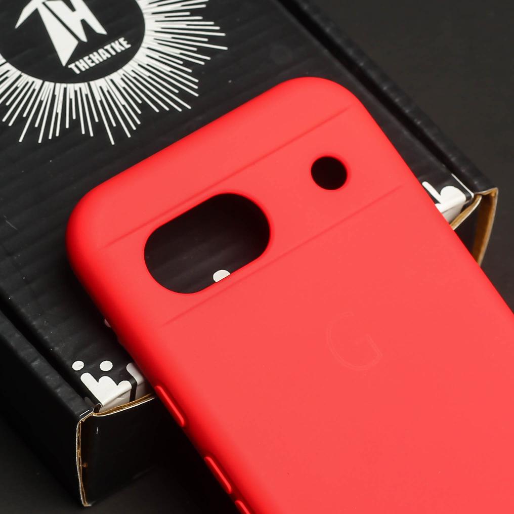 Red Camera Original Silicone case for Google Pixel 8a