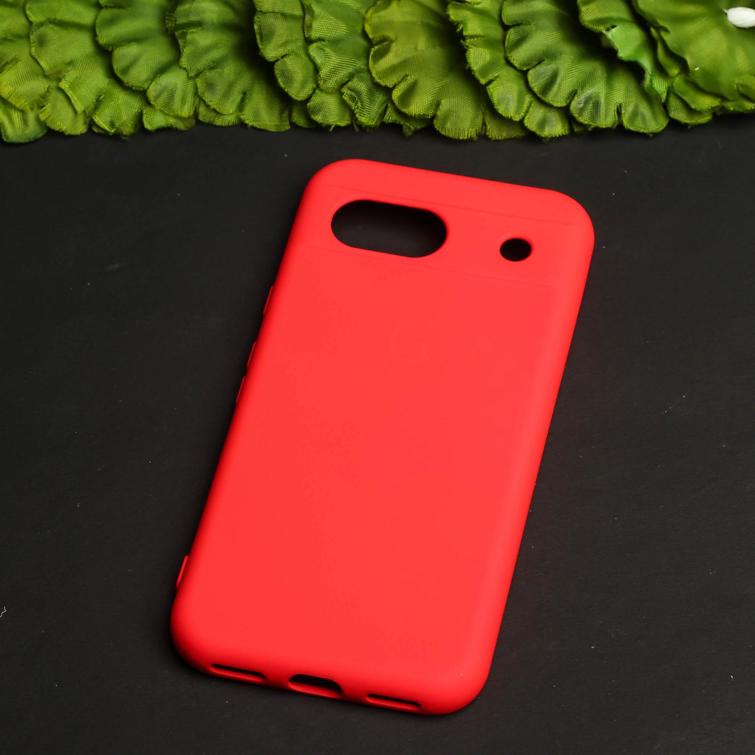 Red Camera Original Silicone case for Google Pixel 8a