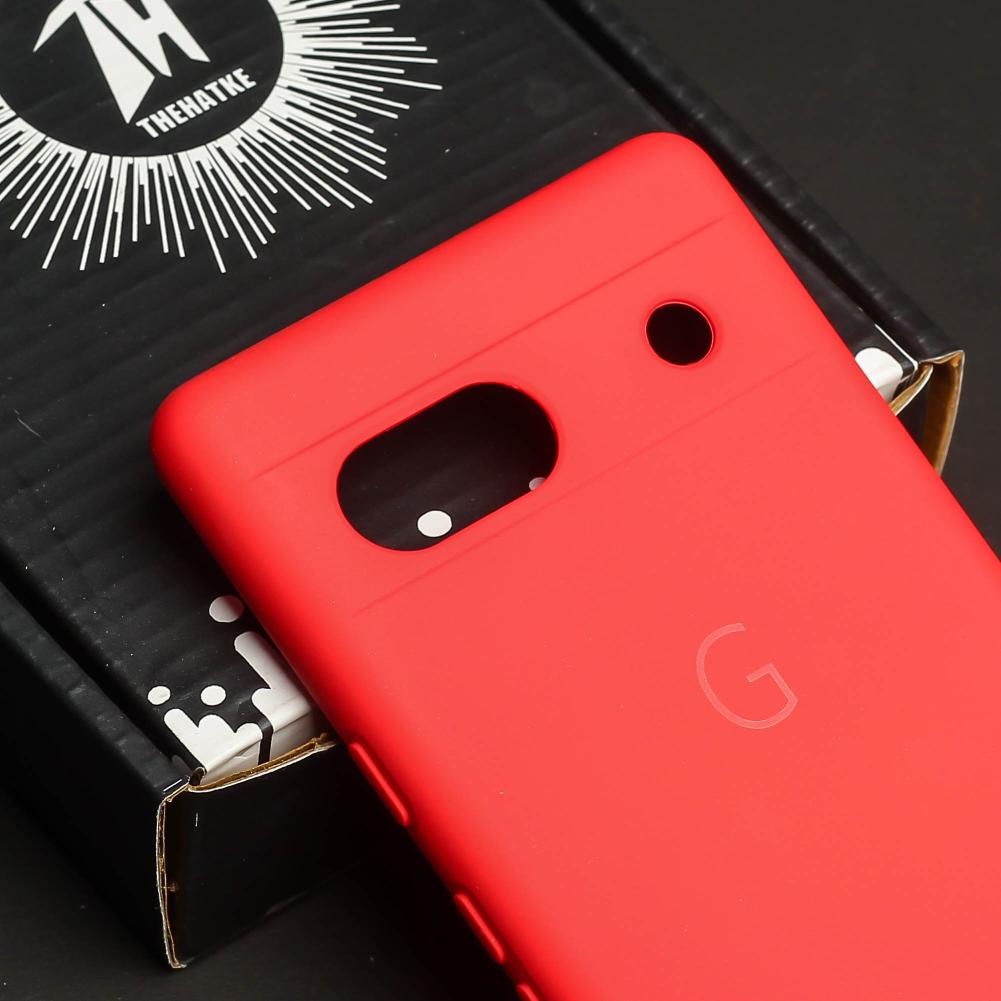 Red Camera Original Silicone case for Google Pixel 7A