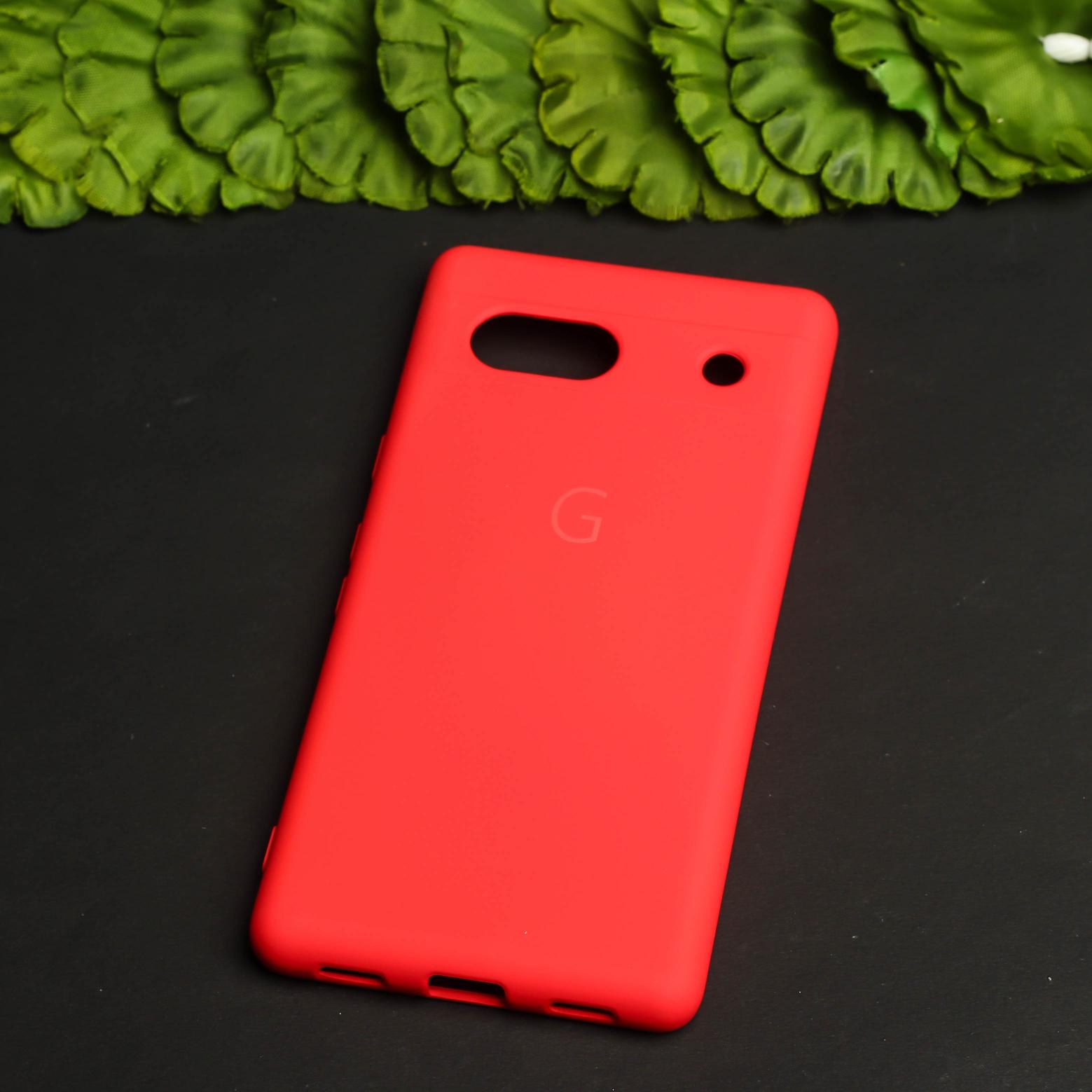 Red Camera Original Silicone case for Google Pixel 7A
