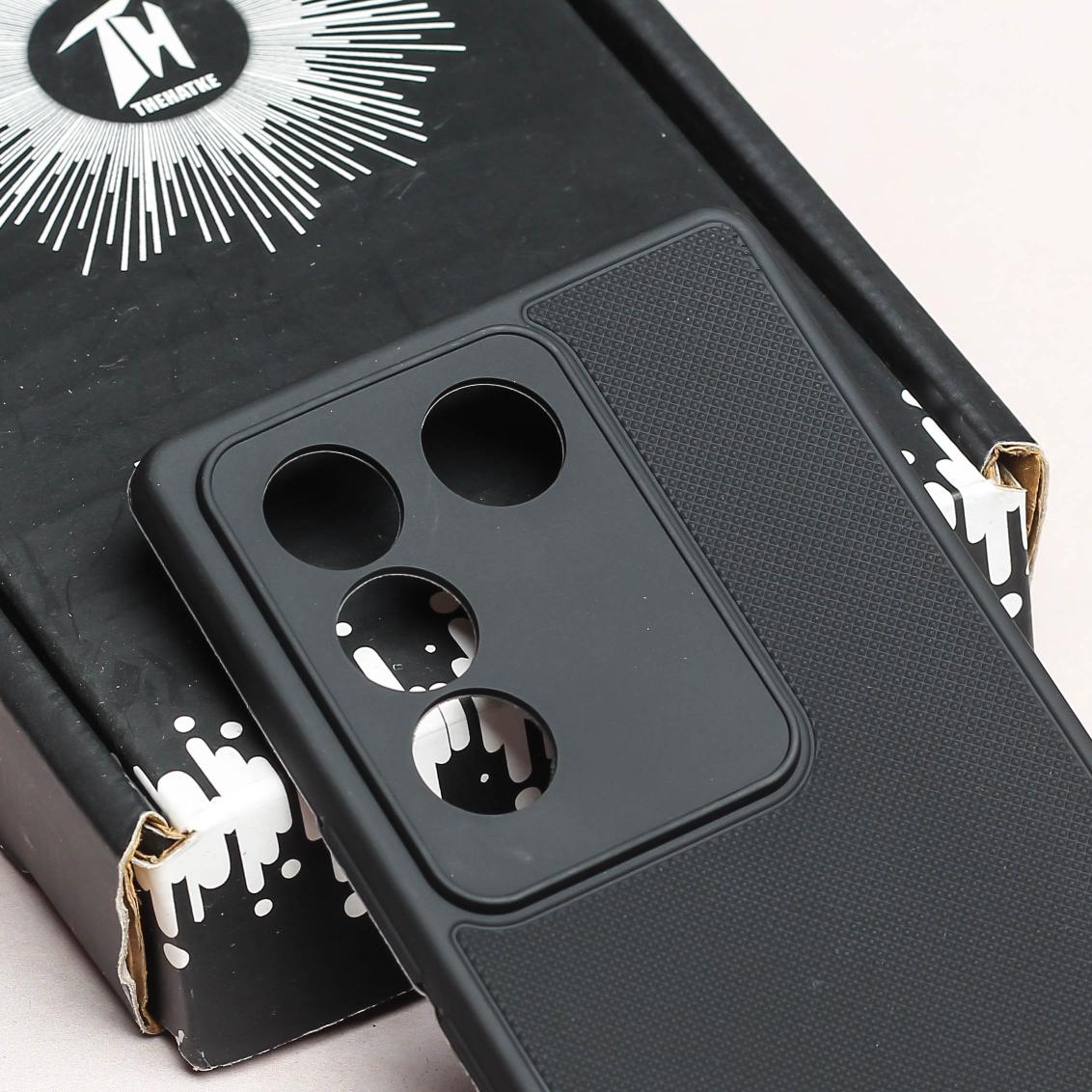 Black Niukin Silicone Case for Vivo V27