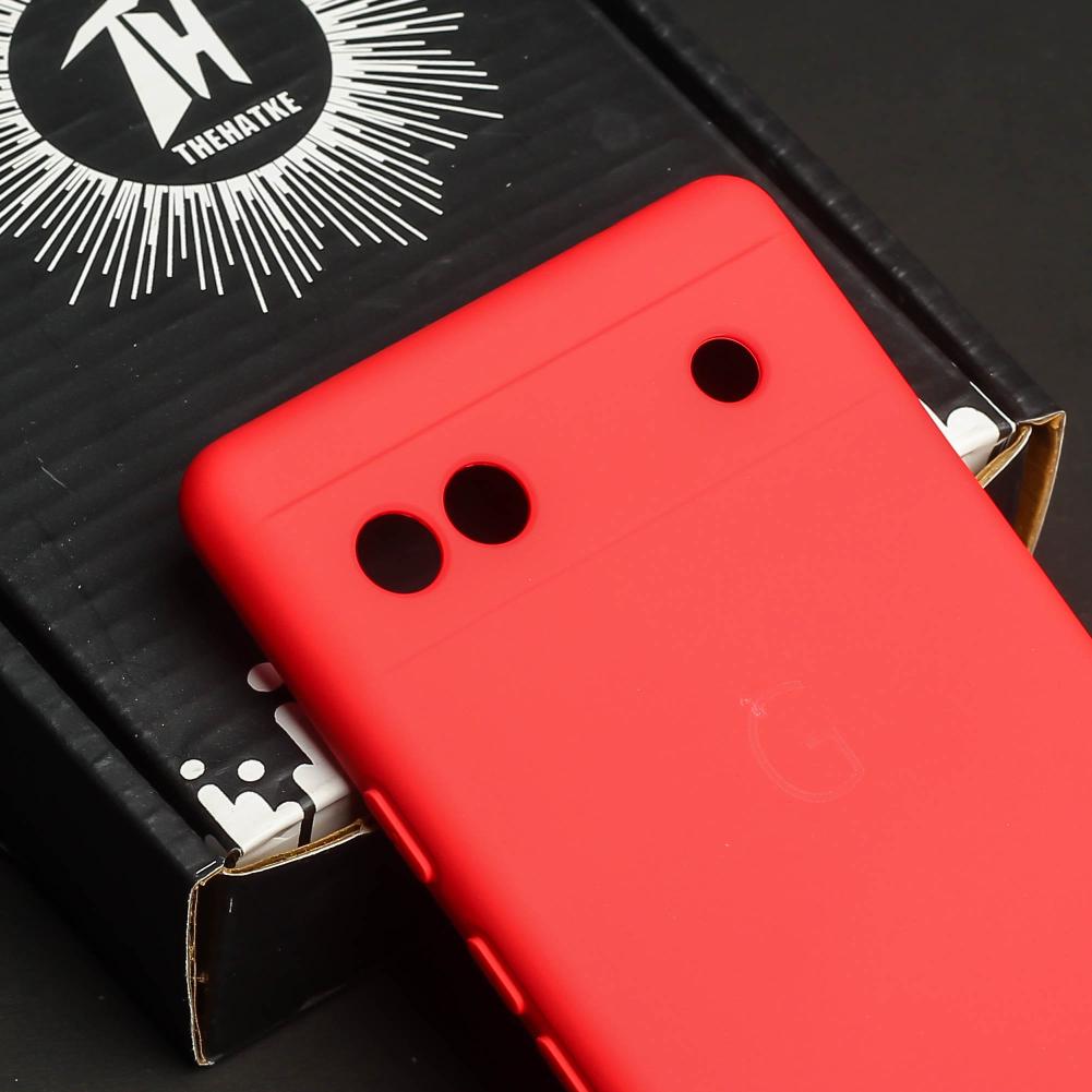 Red Camera Original Silicone case for Google Pixel 6A