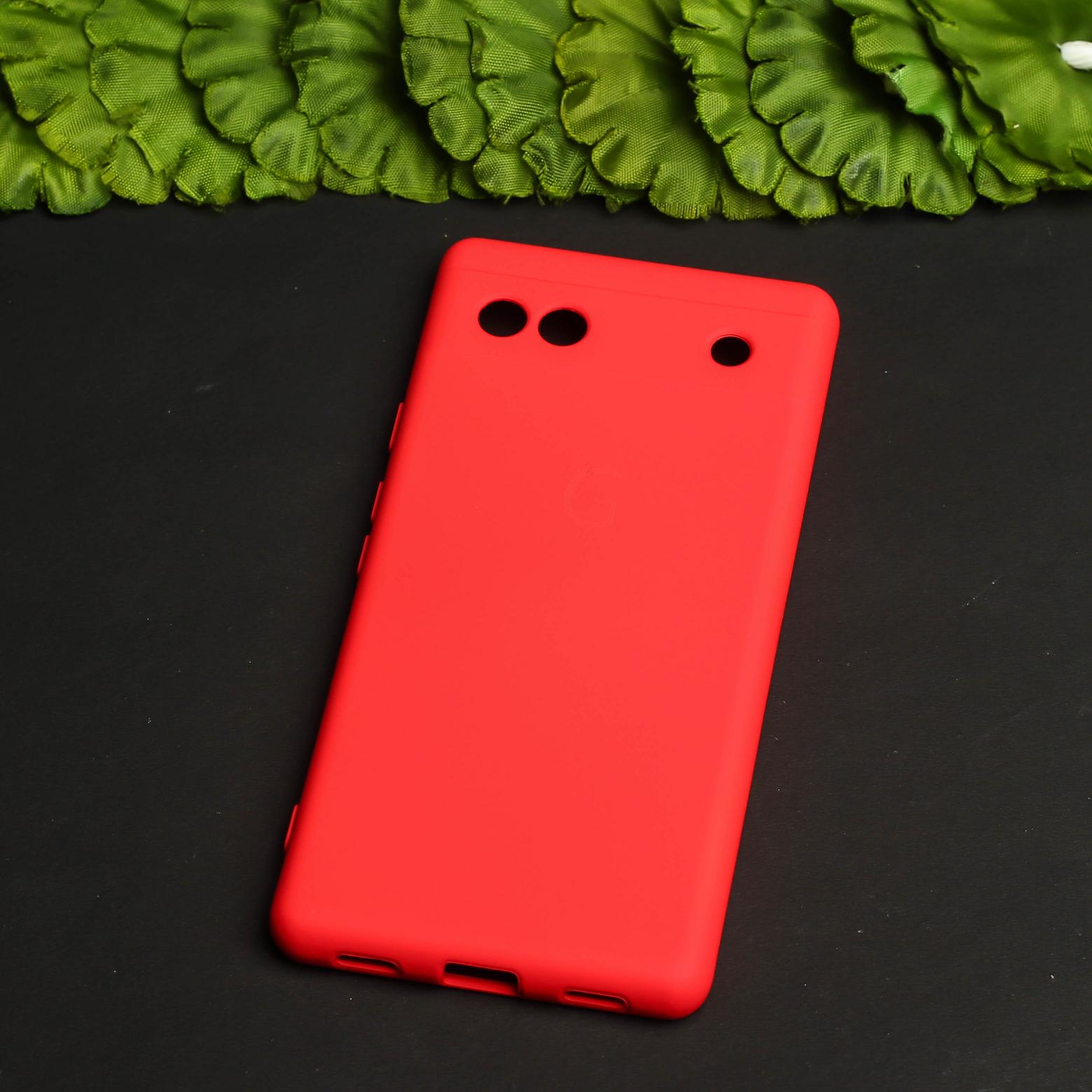 Red Camera Original Silicone case for Google Pixel 6A