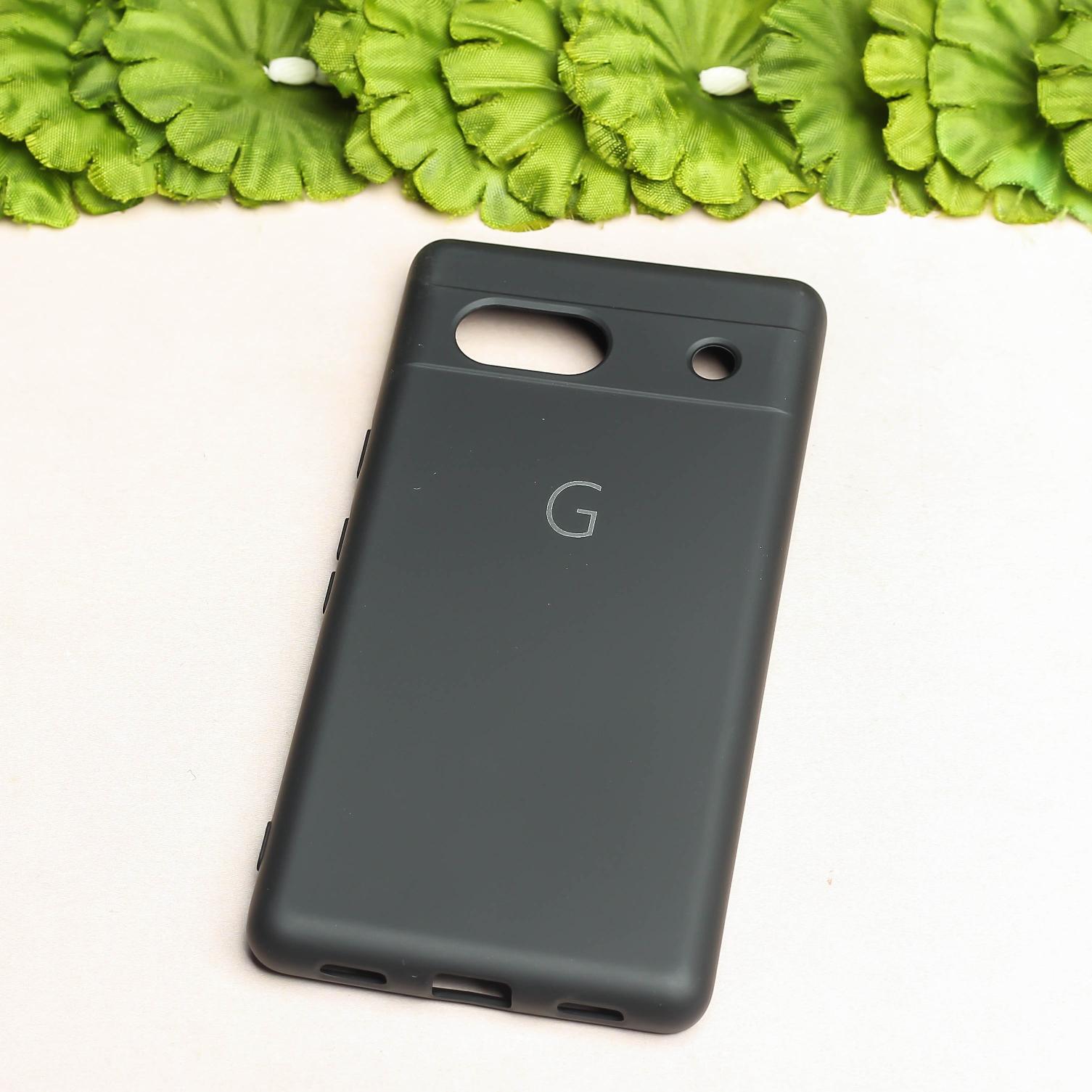 Black Camera Original Silicone case for Google Pixel 7A