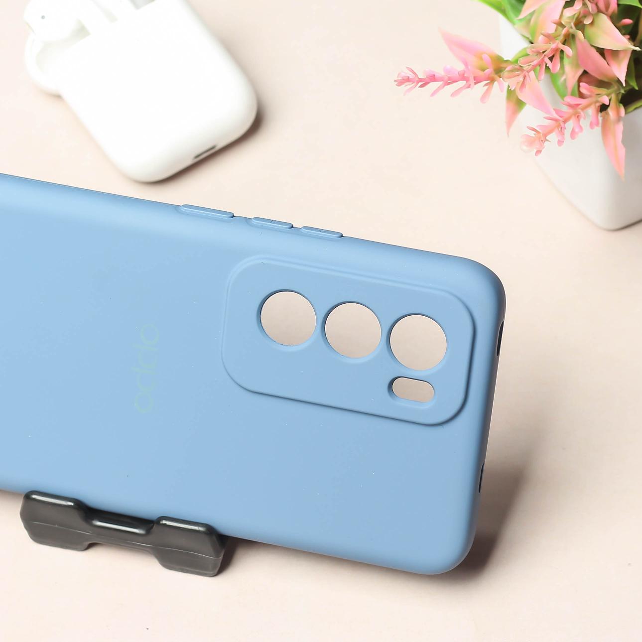 Blue Camera Original Silicone case for Oppo Reno 12