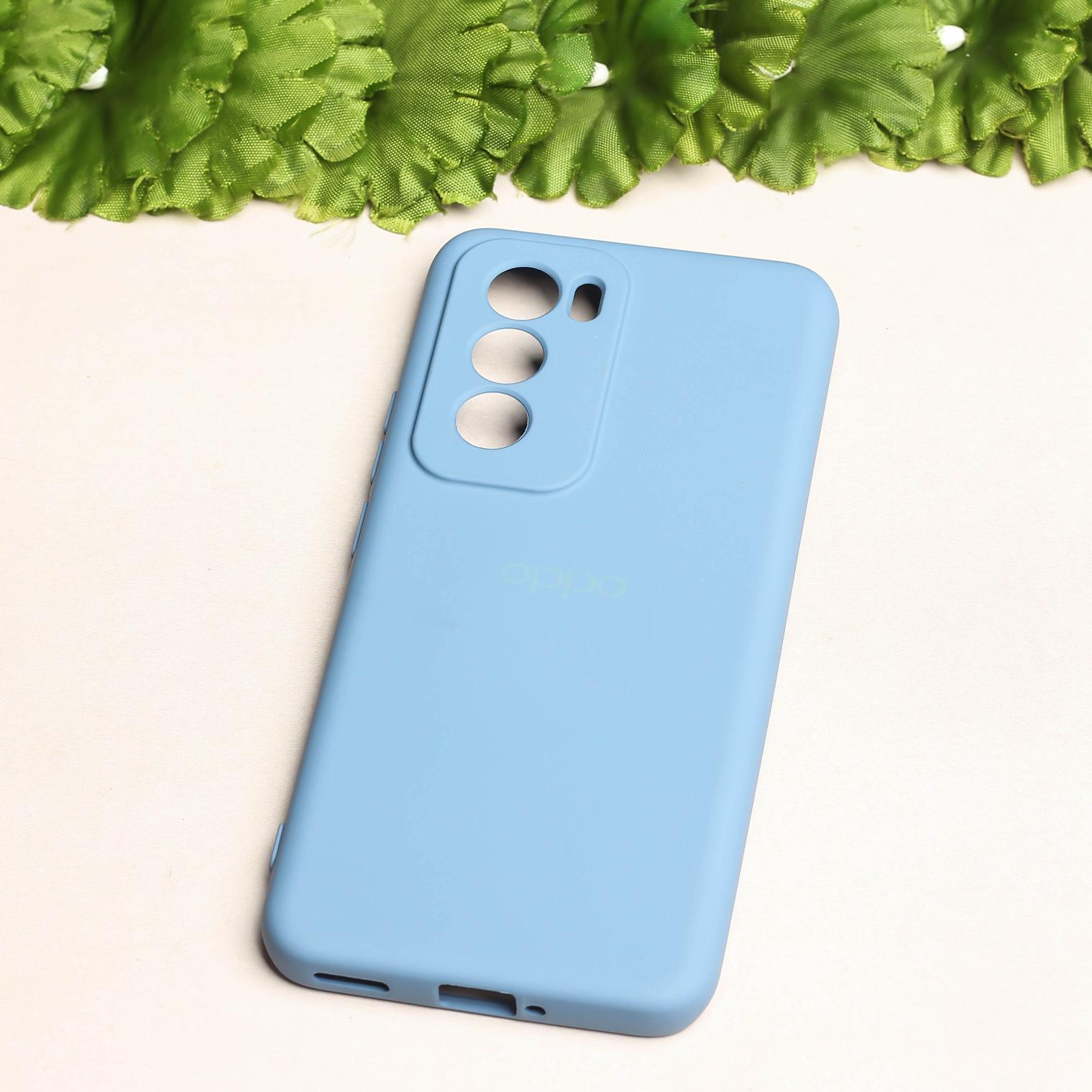 Blue Camera Original Silicone case for Oppo Reno 12