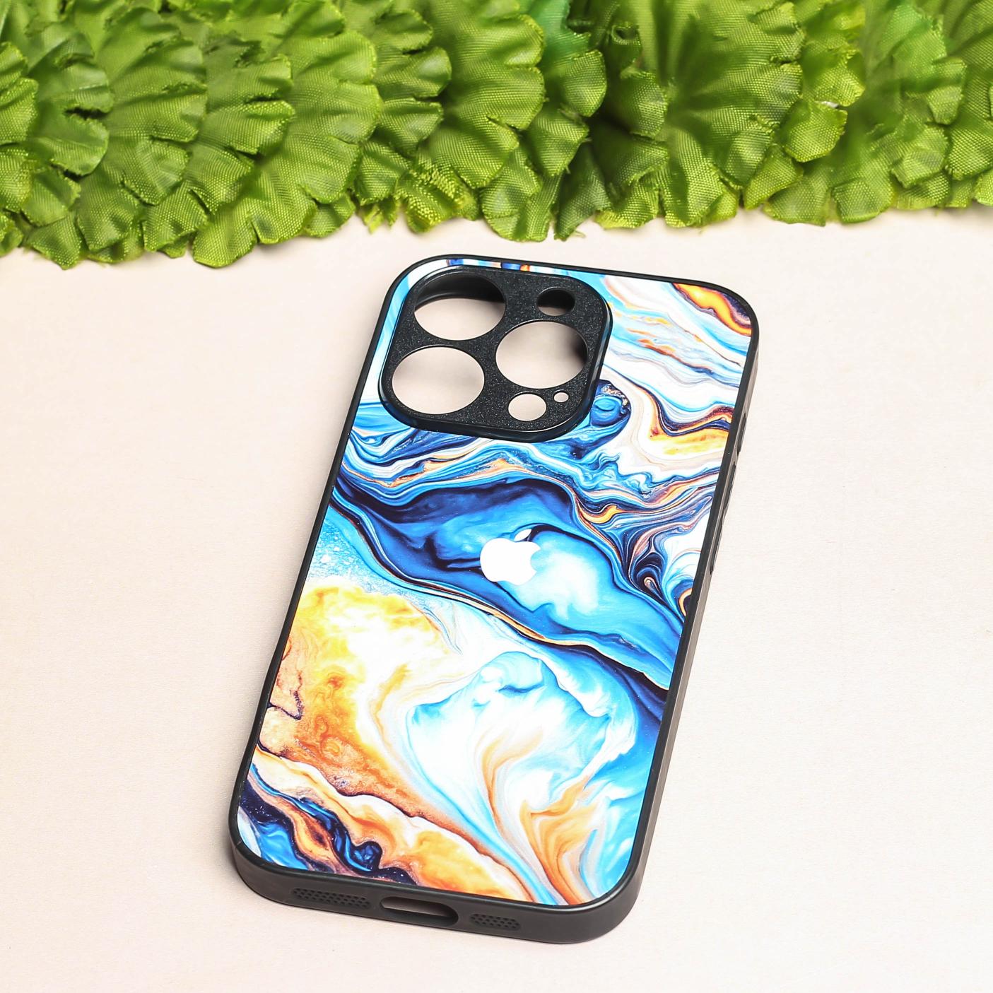 Blue Opulent metal back case for Apple Iphone 11 Pro Max