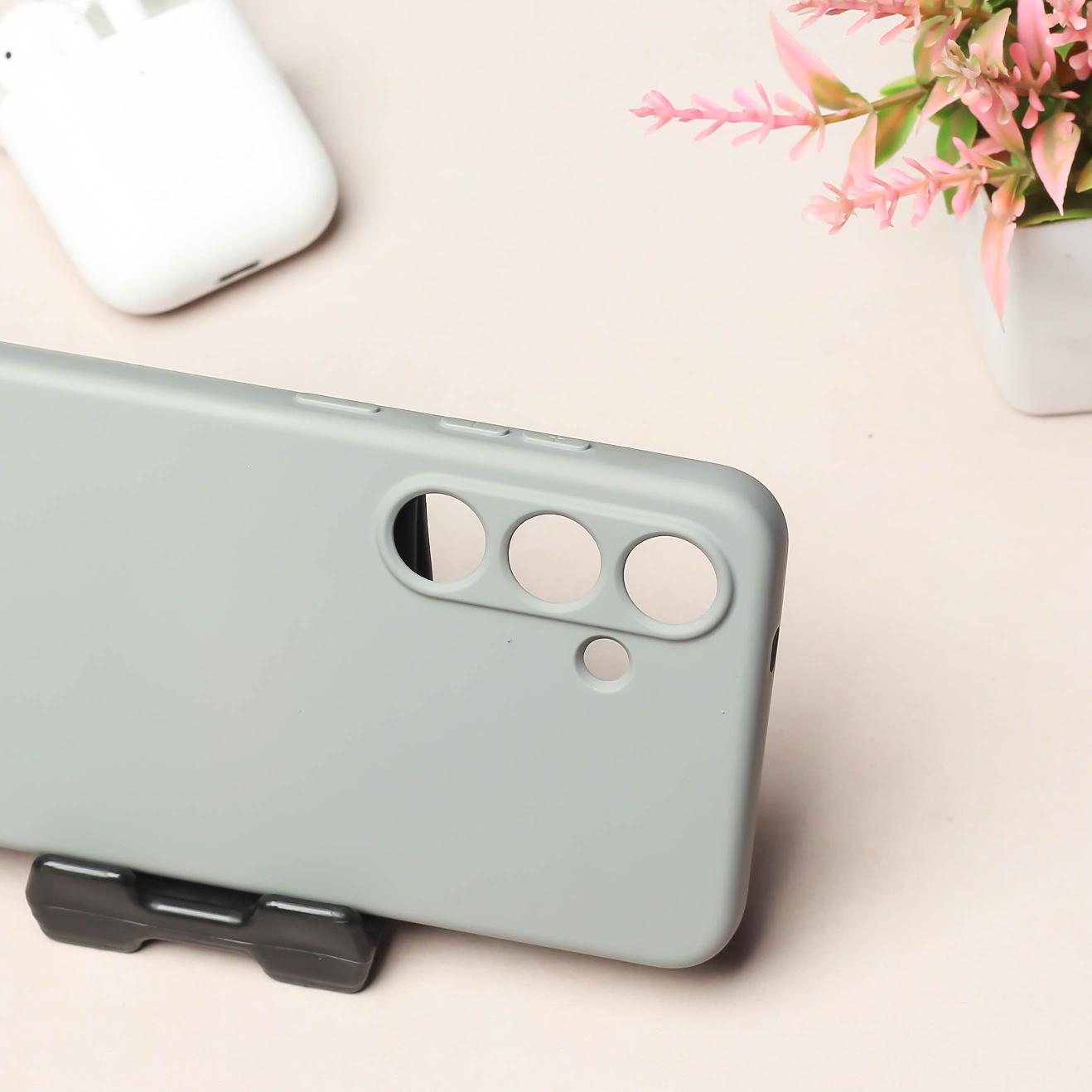 Grey Camera Original Silicone case for Samsung S24 FE