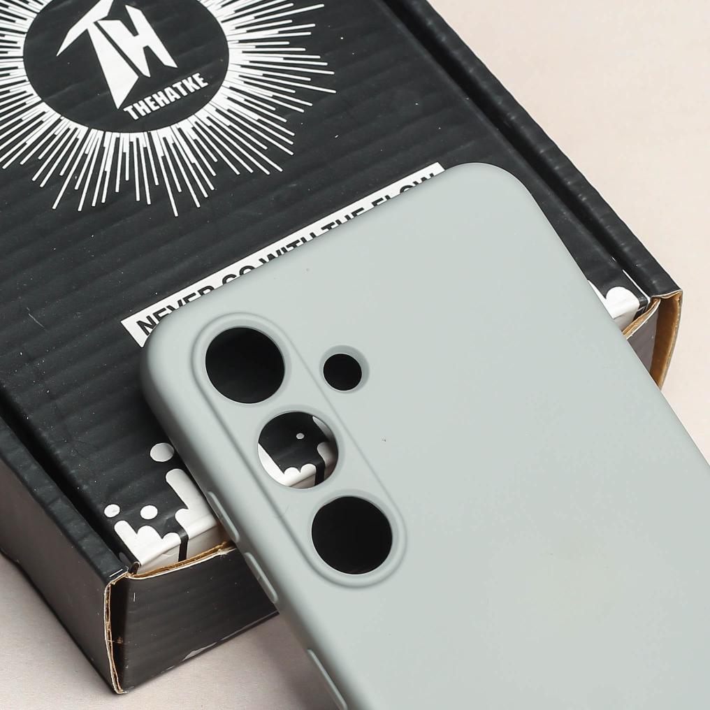 Grey Camera Original Silicone case for Samsung S24 FE