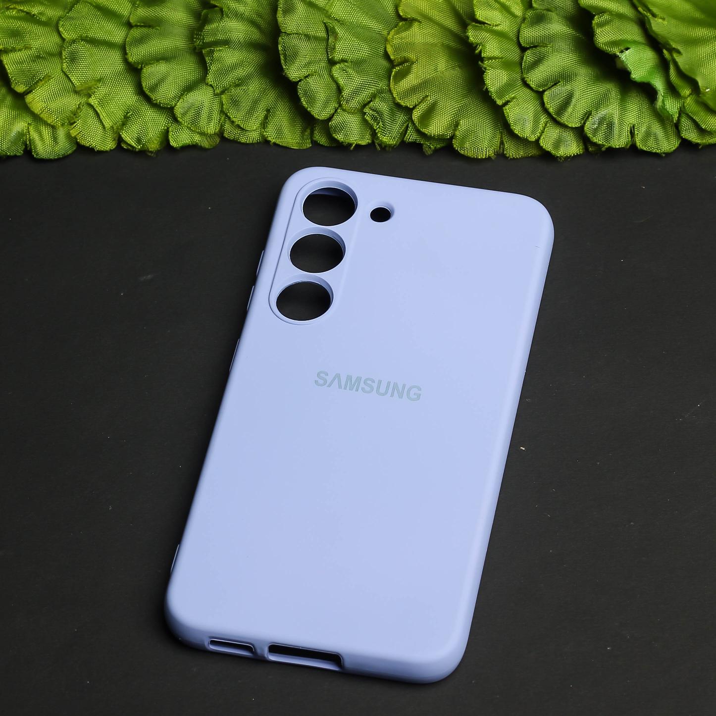 Purple Original Camera Silicone case for Samsung S21 FE