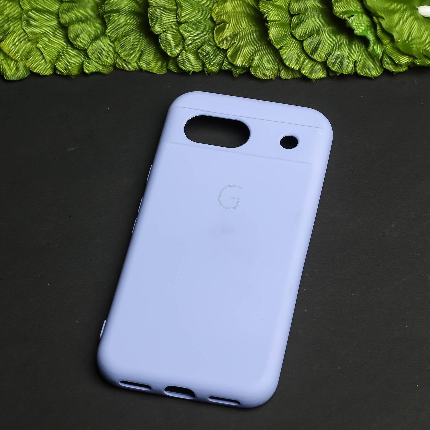 Purple Camera Original Silicone case for Google Pixel 8a