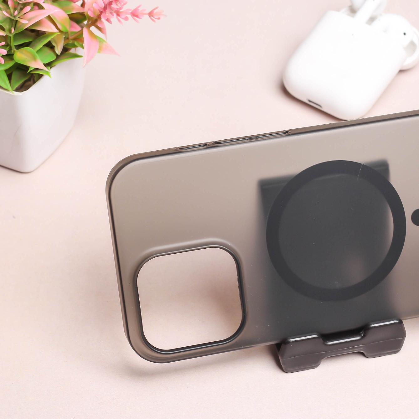 Black Paper Matte Magsafe Case for Apple Iphone 13 Pro Max