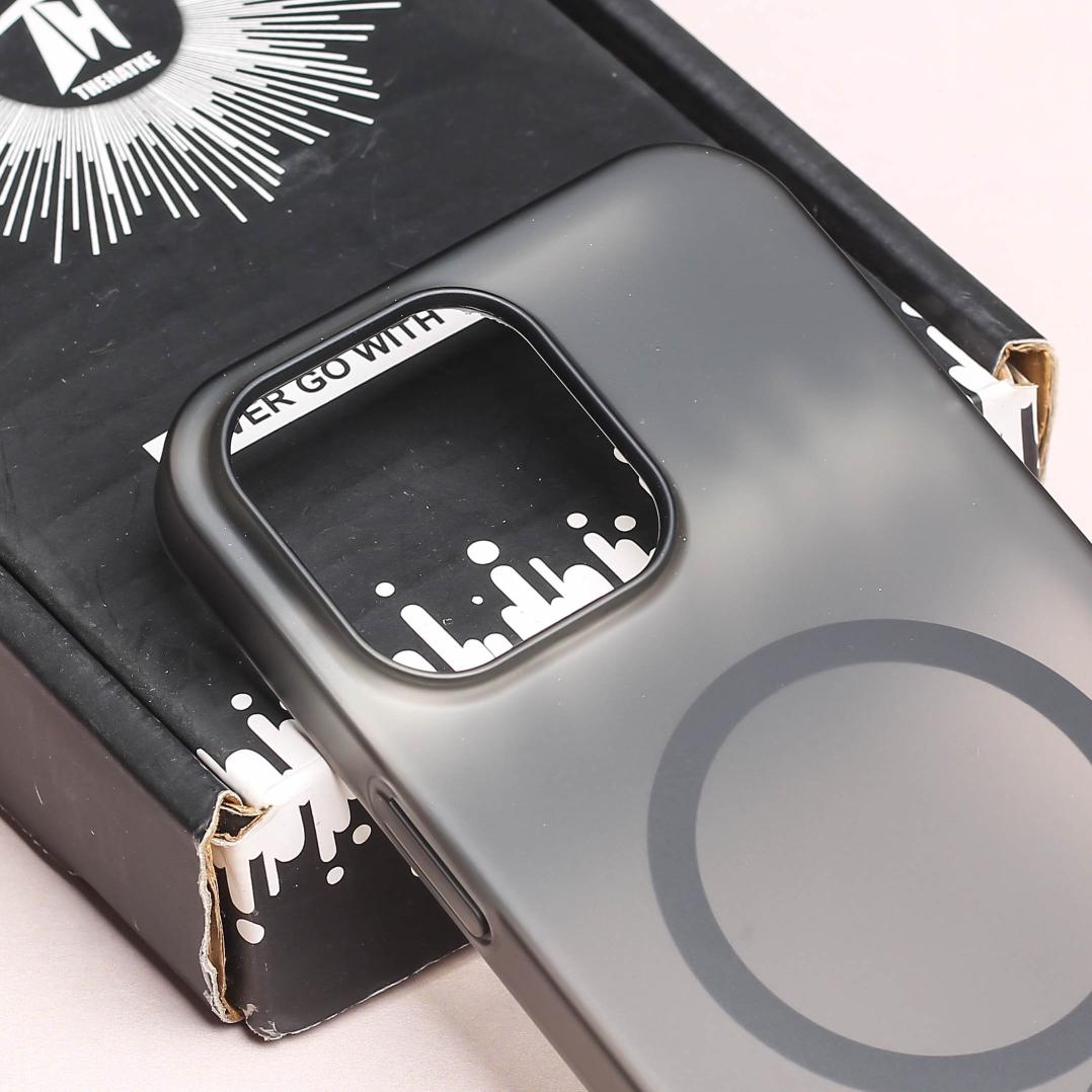 Black Paper Matte Magsafe Case for Apple Iphone 13 Pro Max