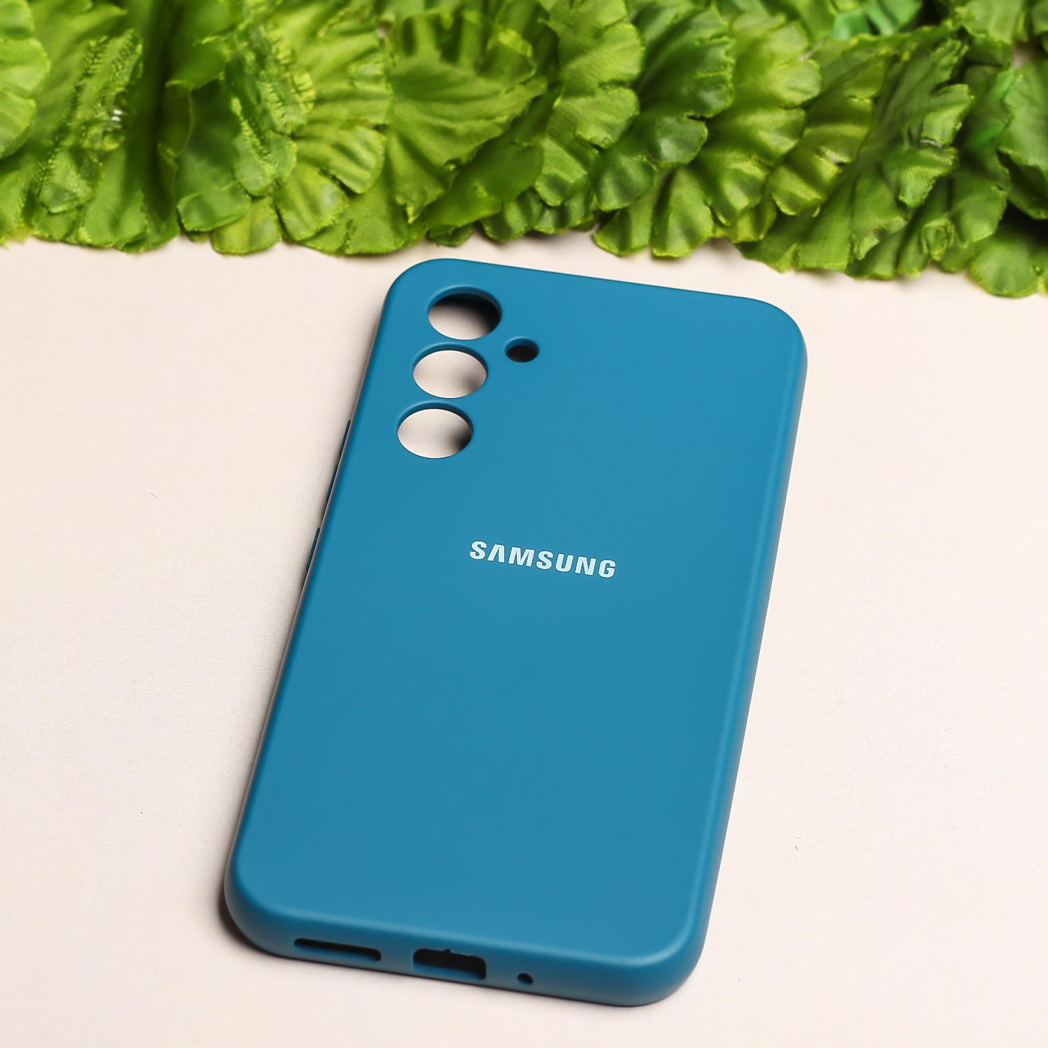 Cosmic Blue Original Camera Safe Silicone case for Samsung S23 FE