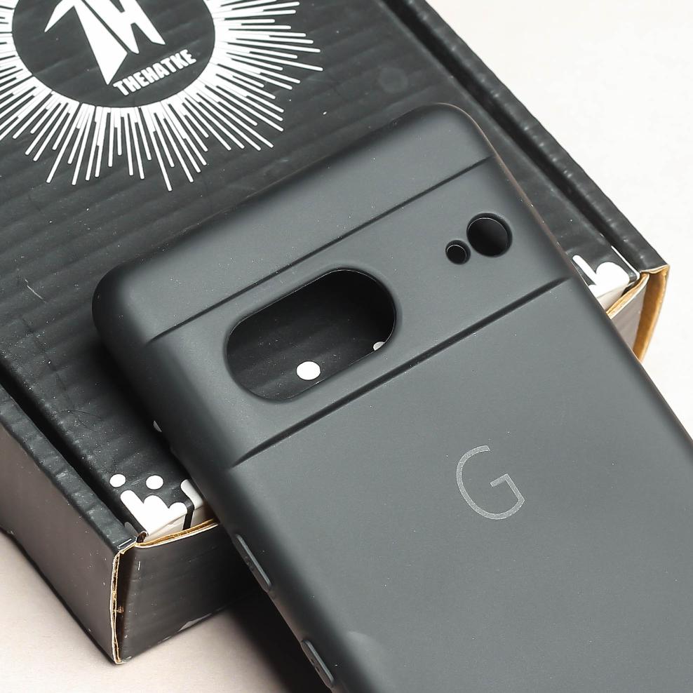 Black Camera Original Silicone case for Google Pixel 7
