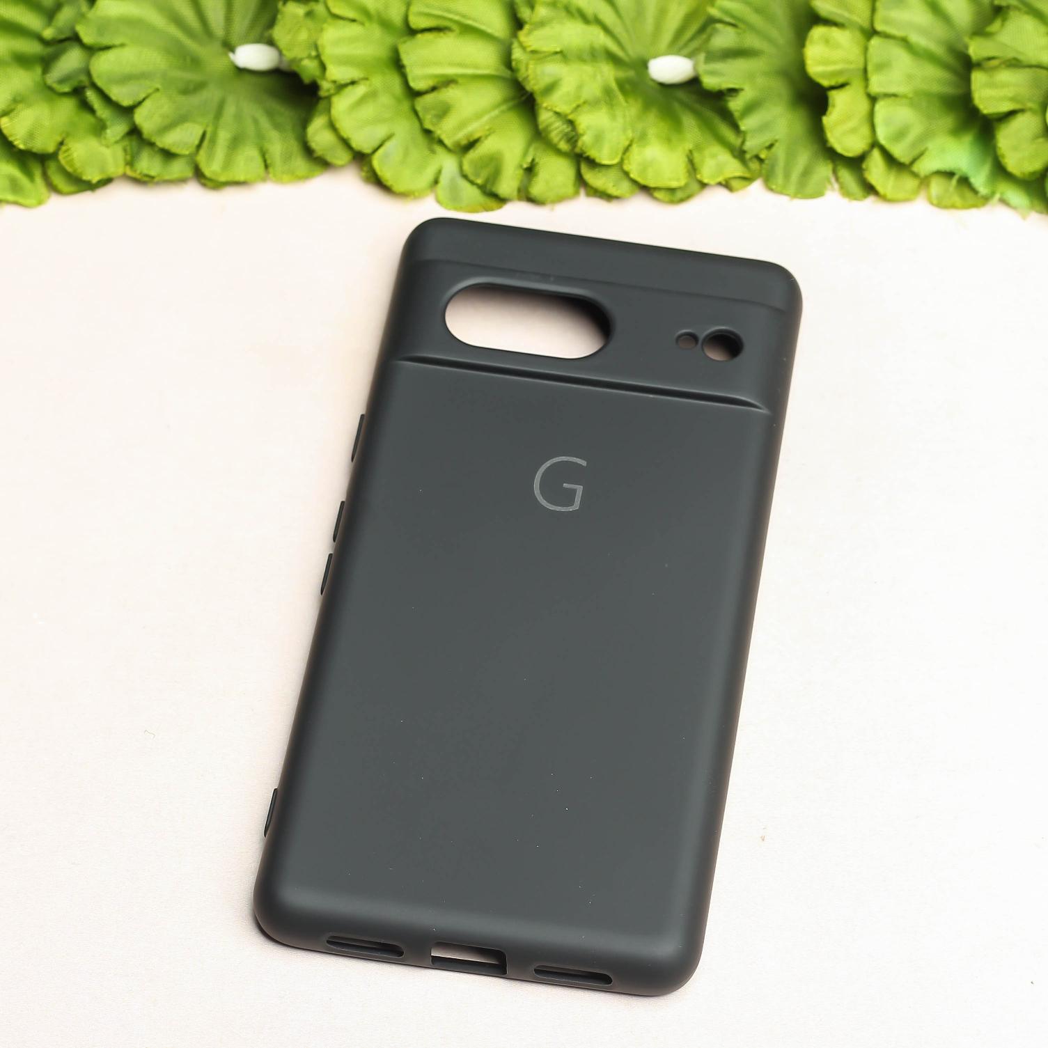 Black Camera Original Silicone case for Google Pixel 7