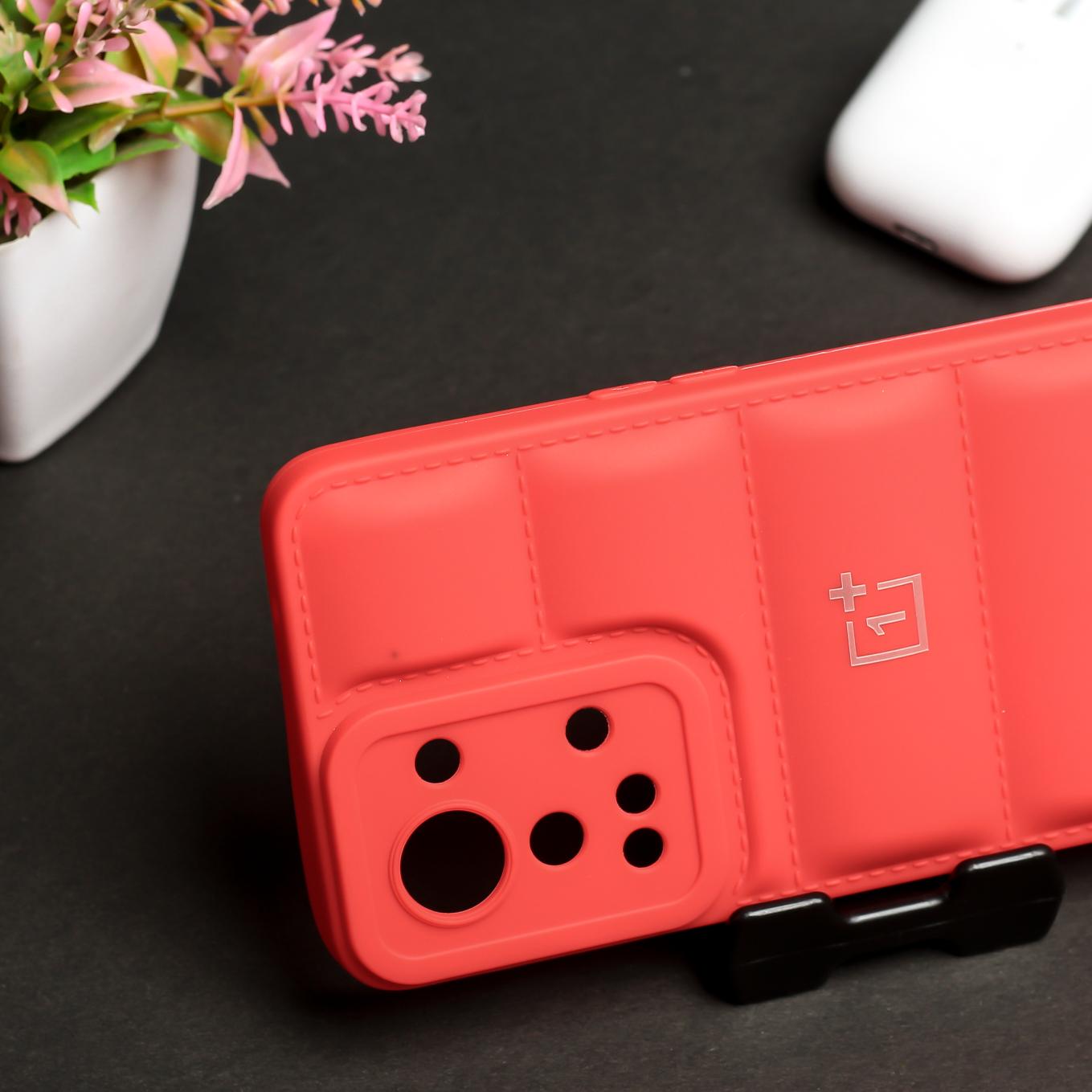 Red Puffon silicone case for Oneplus Nord 2T