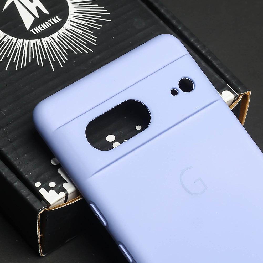 Purple Camera Original Silicone case for Google Pixel 7