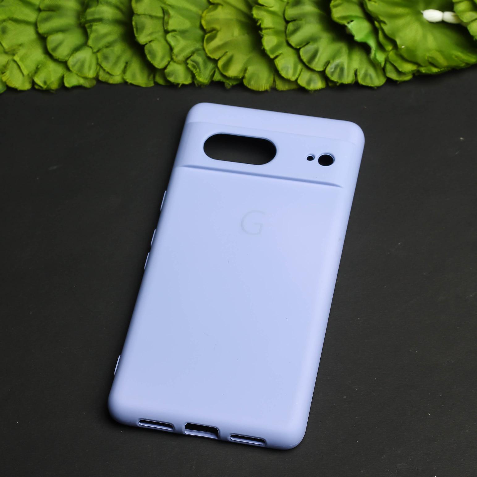Purple Camera Original Silicone case for Google Pixel 7