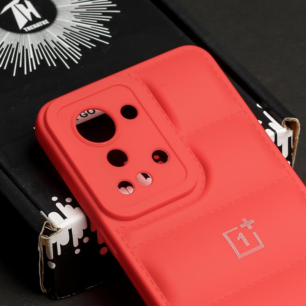 Red Puffon silicone case for Oneplus Nord 2T