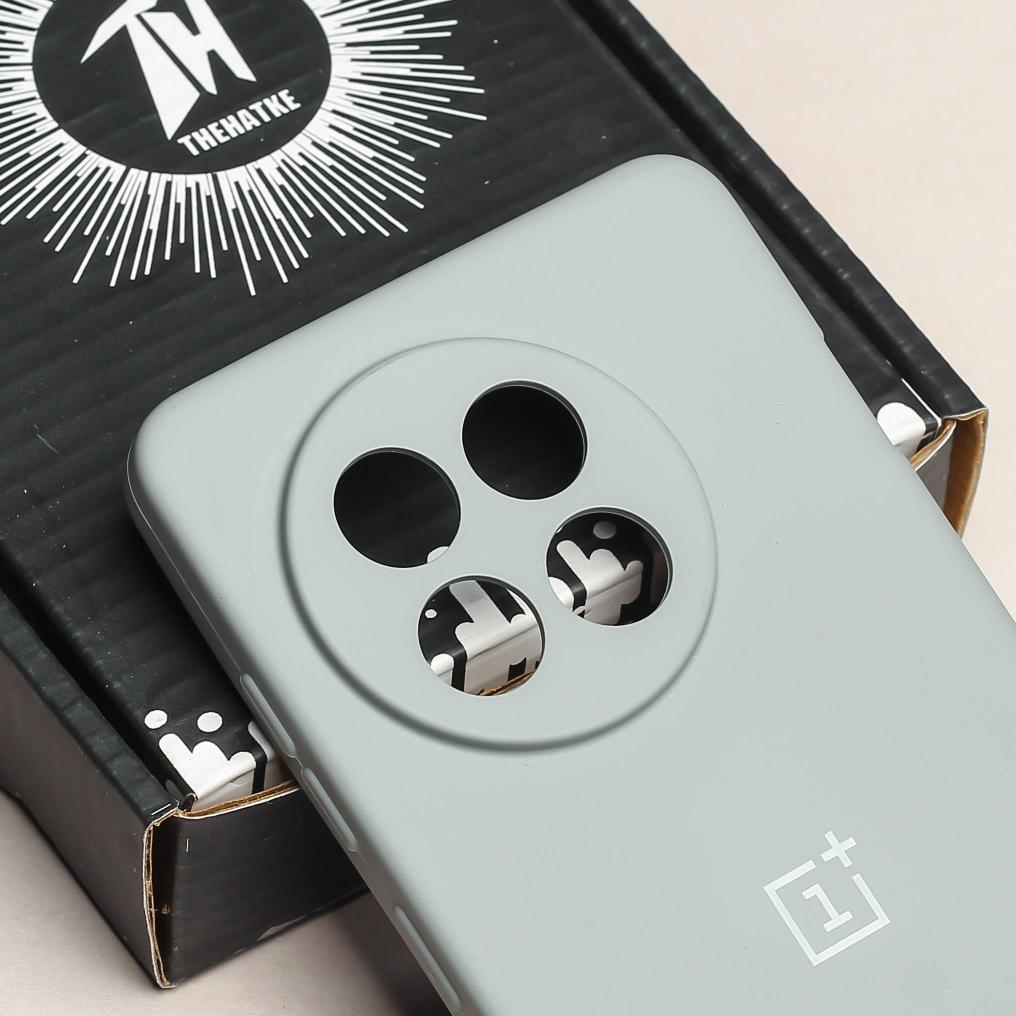 Light Grey Camera Original Silicone case for Oneplus 13R