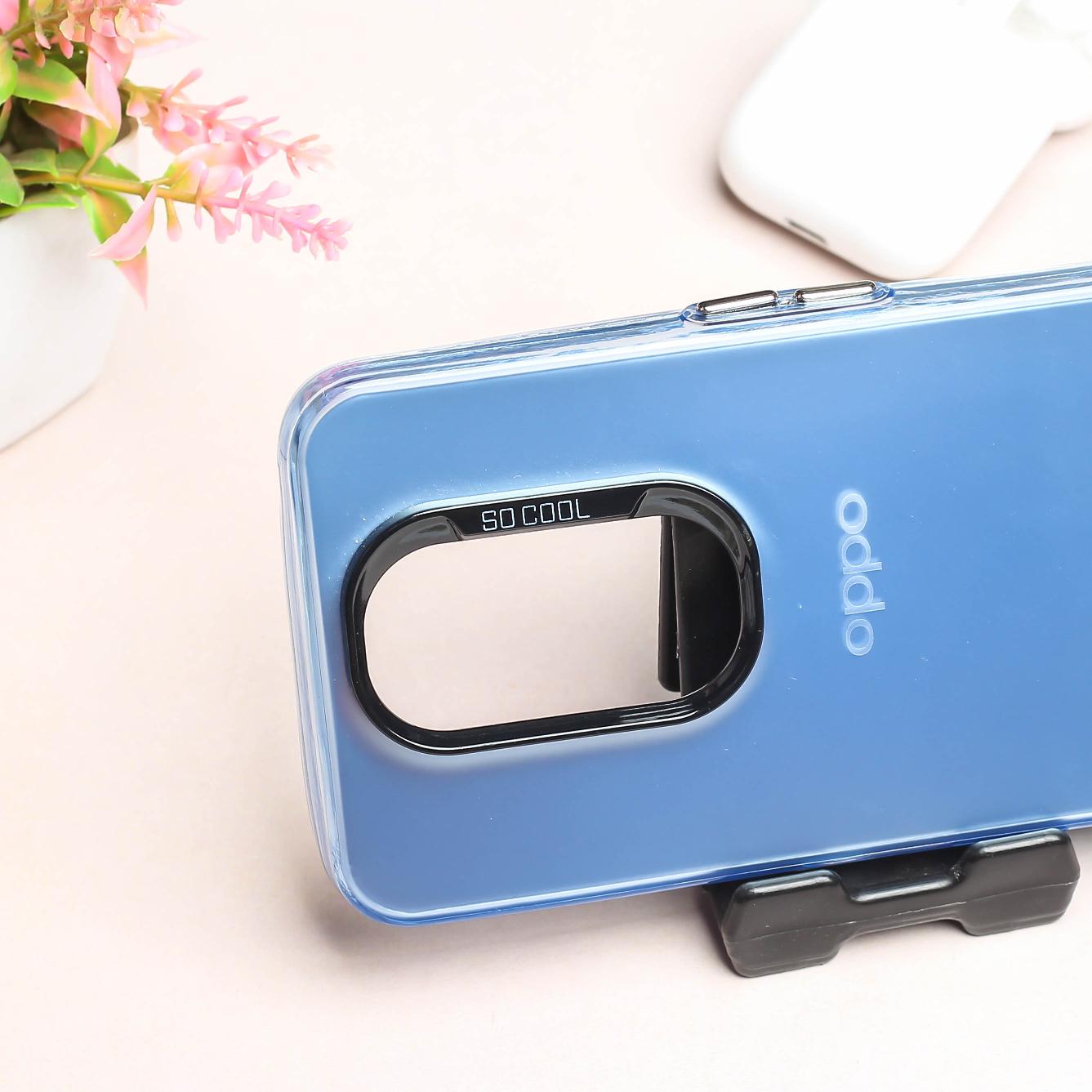 Blue Rgiem Slim Slicone Non-Yellowing Protective Case for Oppo A9 2020
