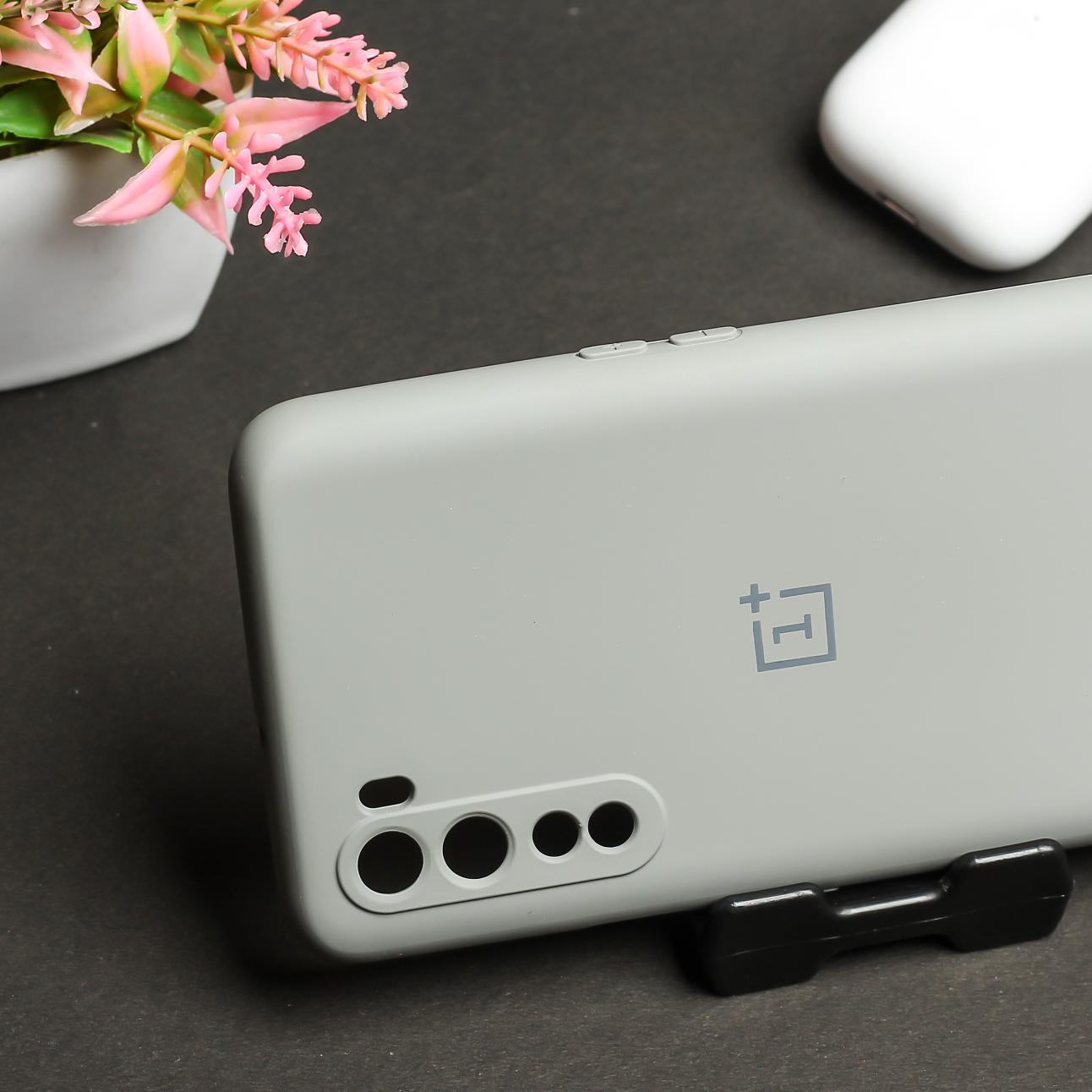 Light Brown Camera Original Silicone case for Oneplus Nord